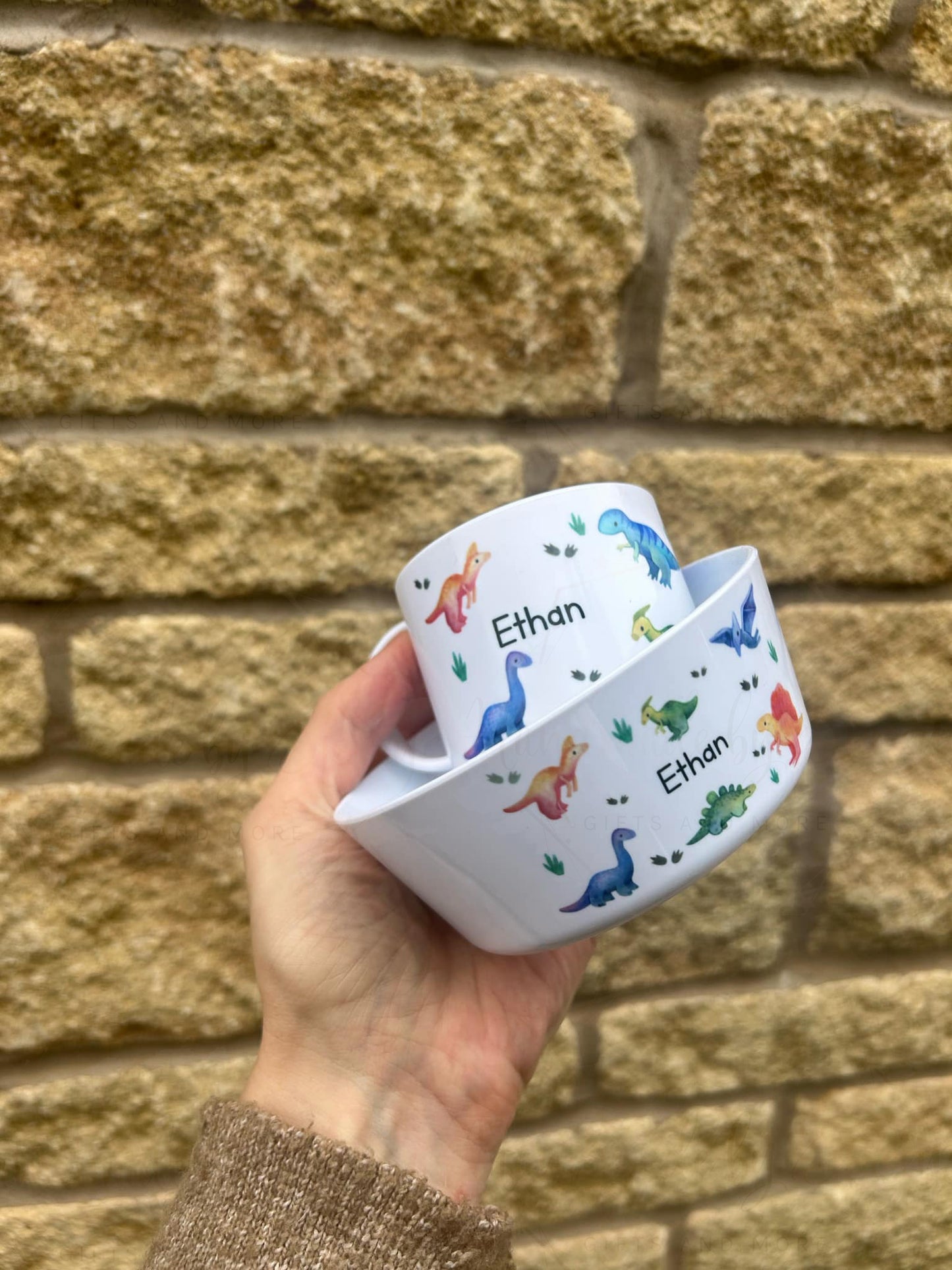 Personalised Plastic Children's Bowl