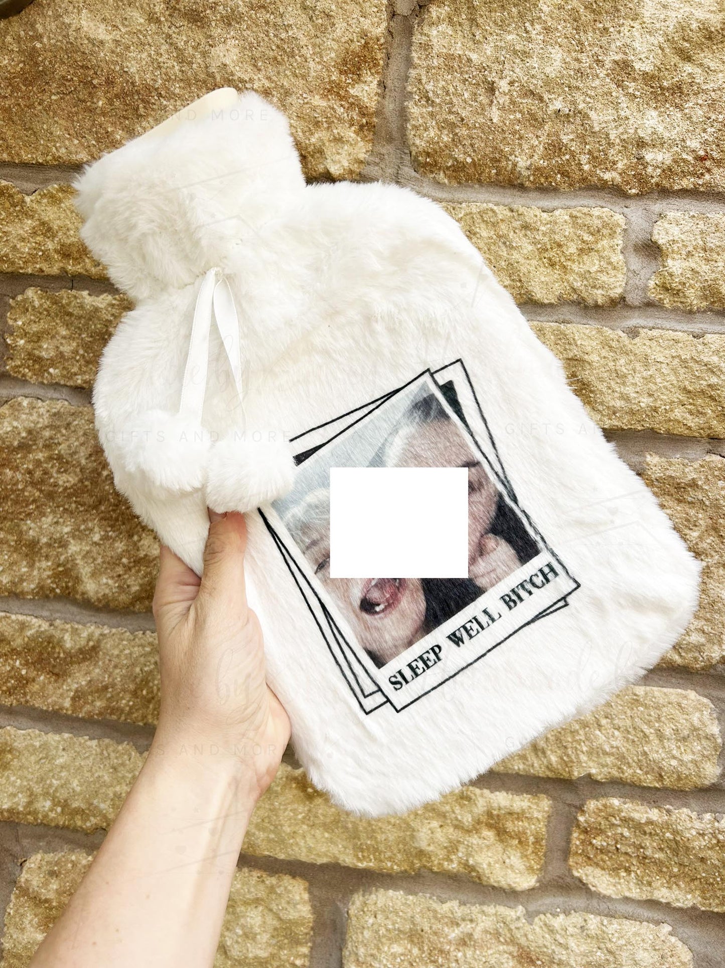 Personalised Photo Polaroid Hot Water Bottle