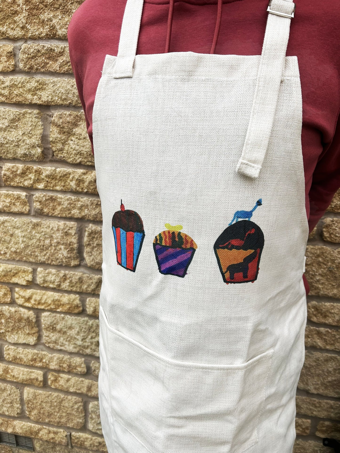 Personalised Child Artwork Adult Apron
