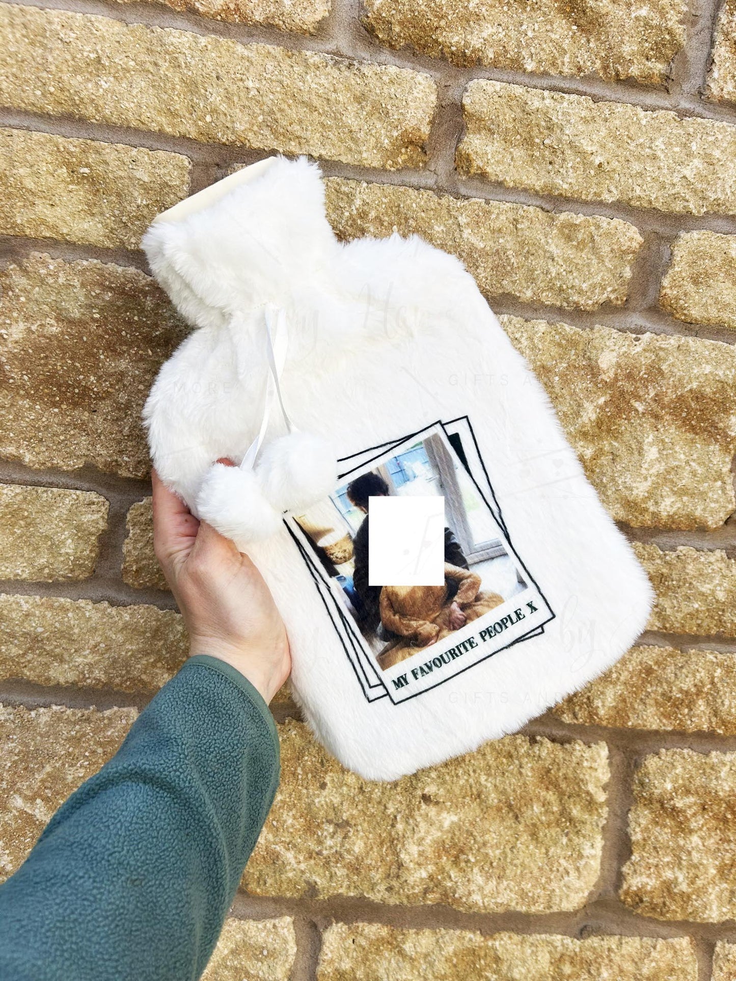 Personalised Photo Polaroid Hot Water Bottle