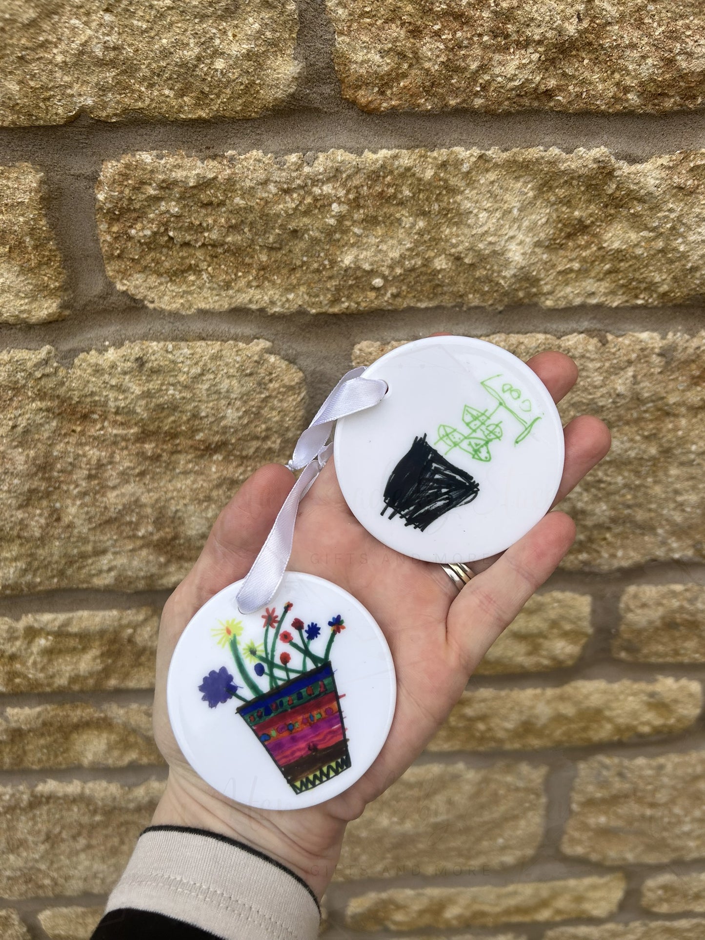 Personalised Child Artwork Ceramic Disc