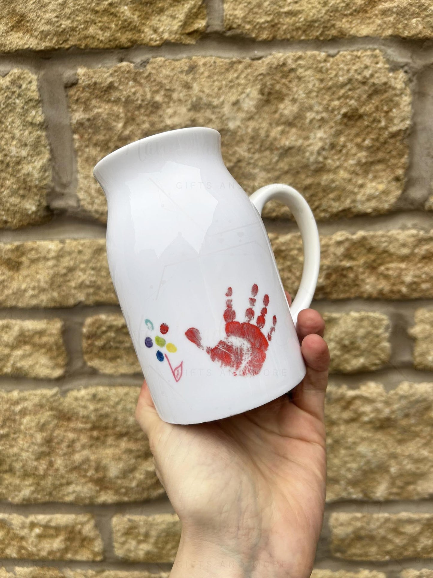 Personalised Ceramic Child Artwork Jug