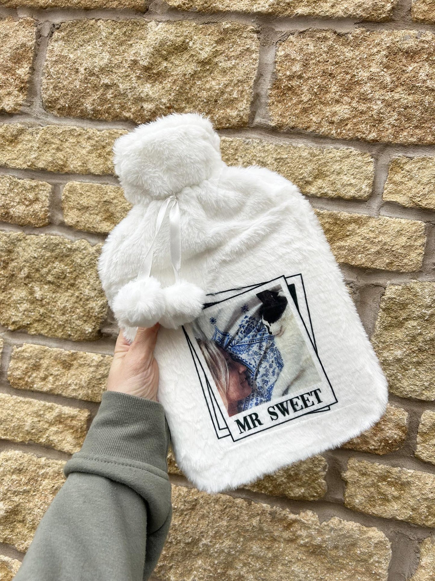 Personalised Photo Polaroid Hot Water Bottle