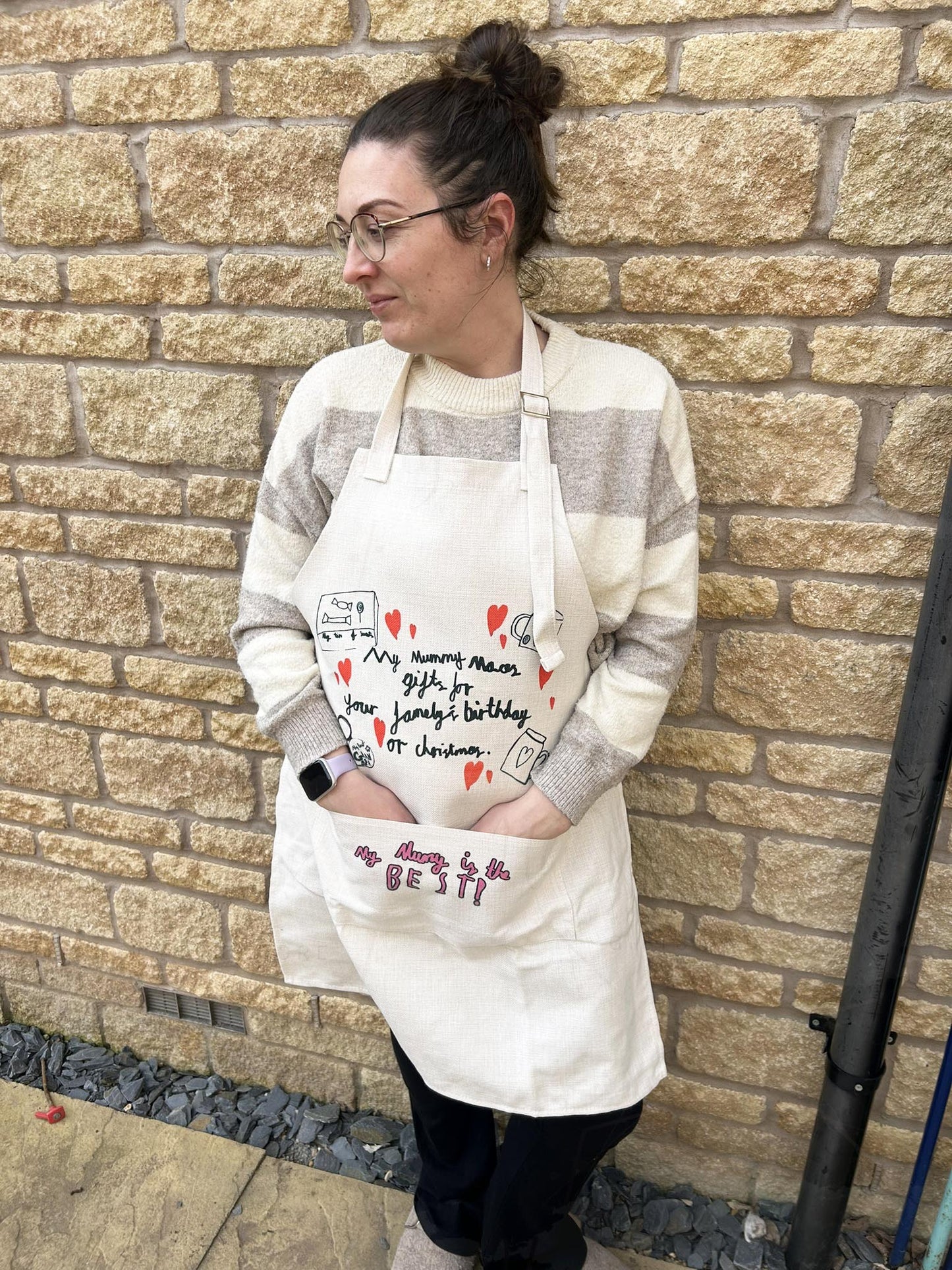 Personalised Child Artwork Adult Apron