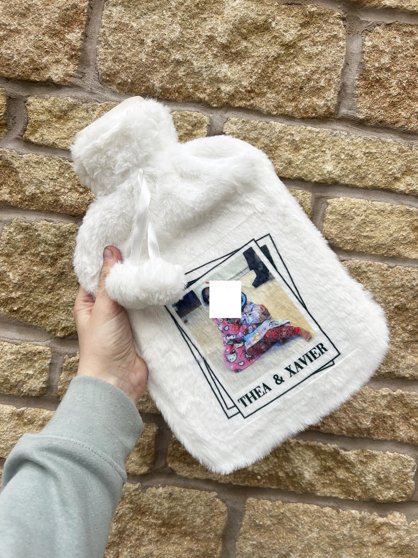 Personalised Photo Polaroid Hot Water Bottle