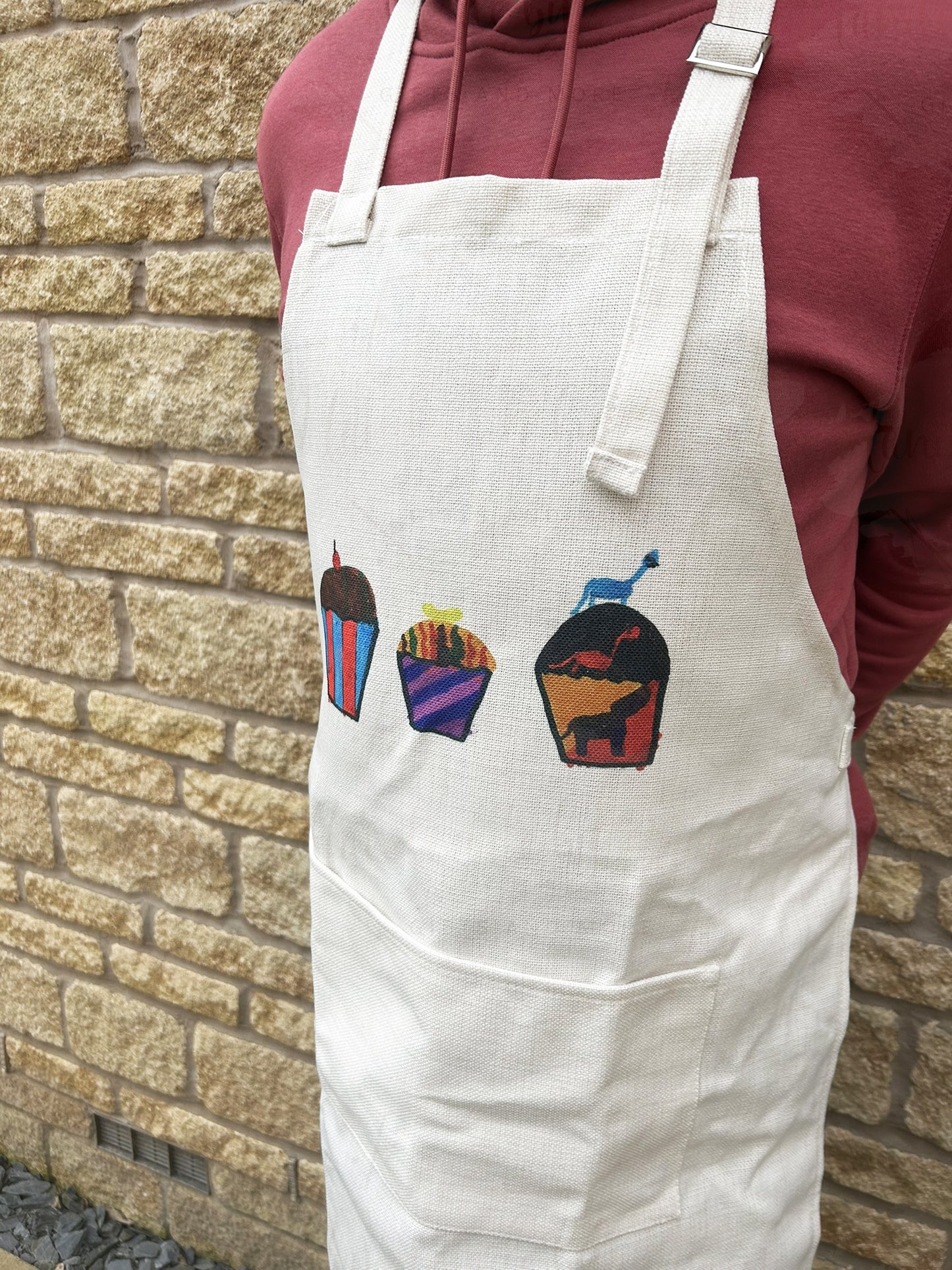 Personalised Child Artwork Adult Apron