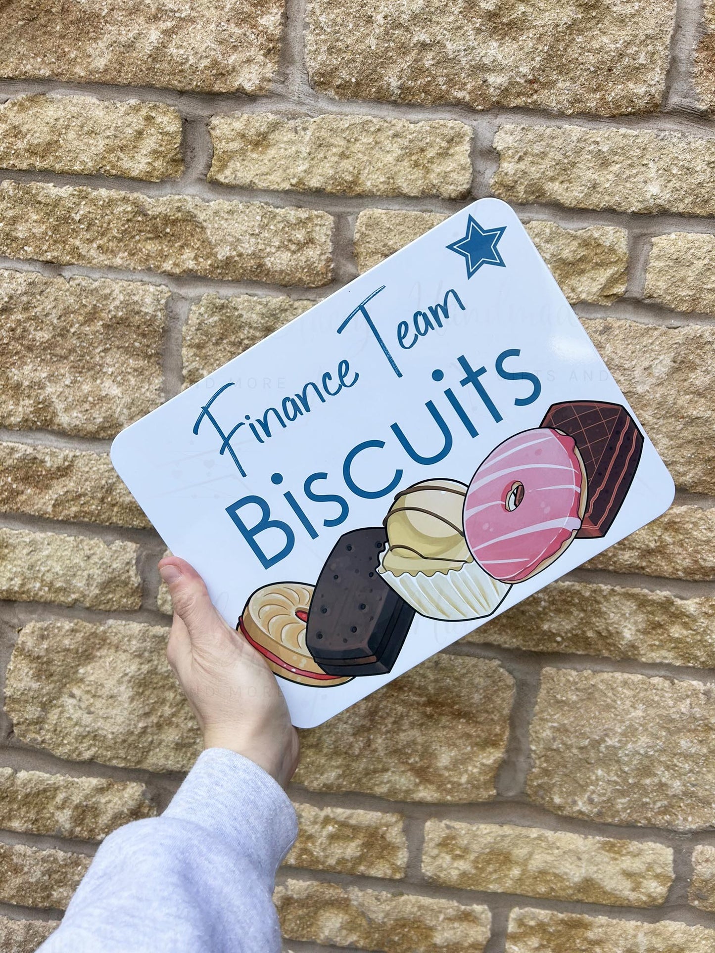 Personalised Novelty Biscuit Metal Tin