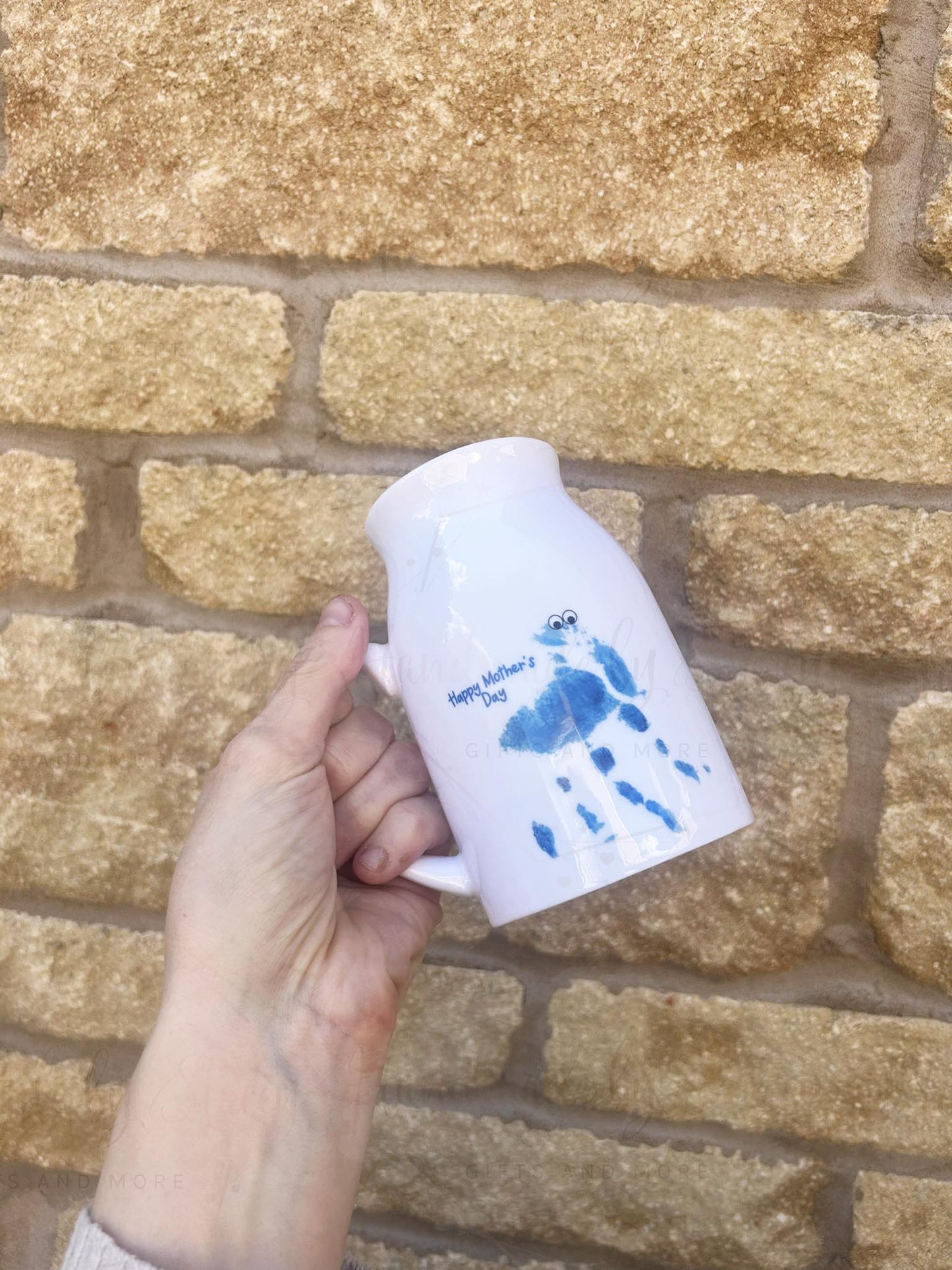 Personalised Ceramic Child Artwork Jug