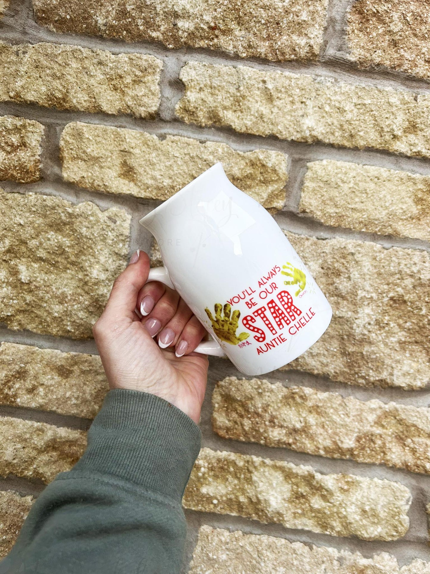 Personalised Ceramic Child Artwork Jug