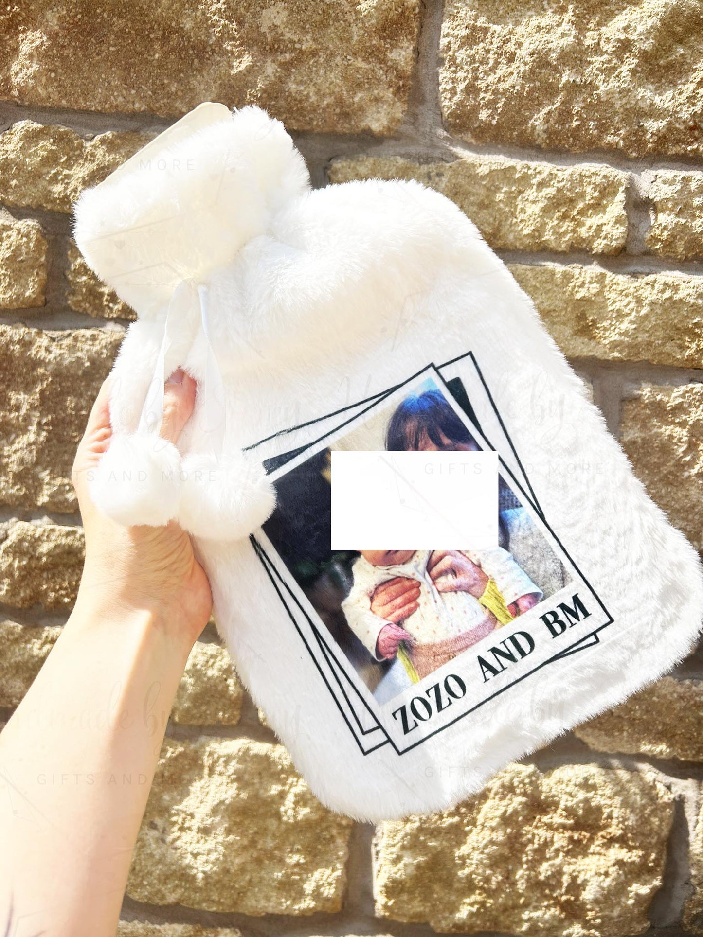 Personalised Photo Polaroid Hot Water Bottle