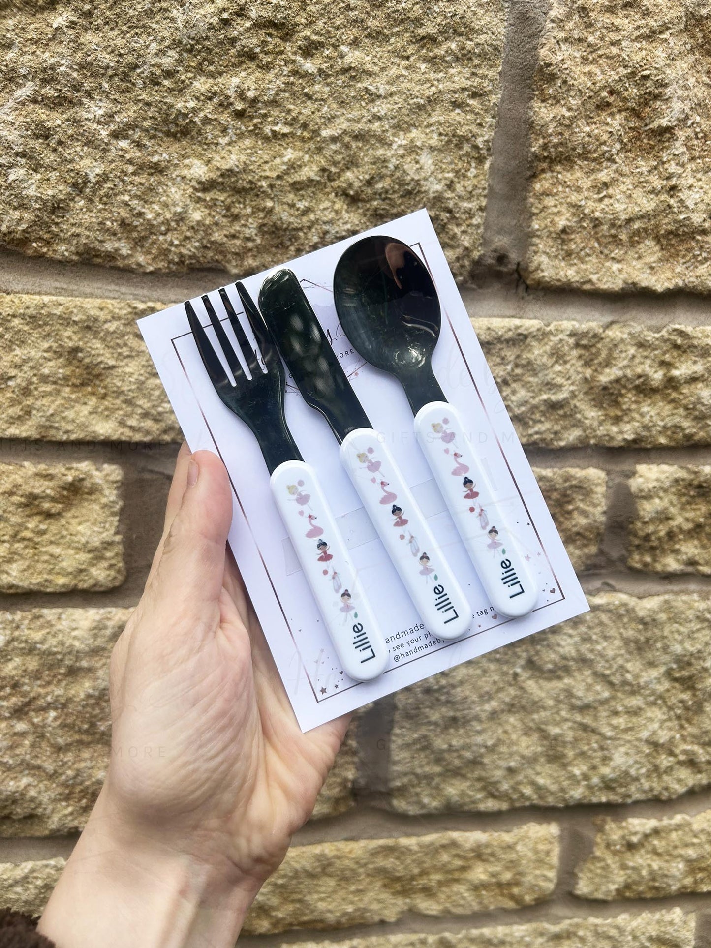 Personalised Plastic Children's Cutlery