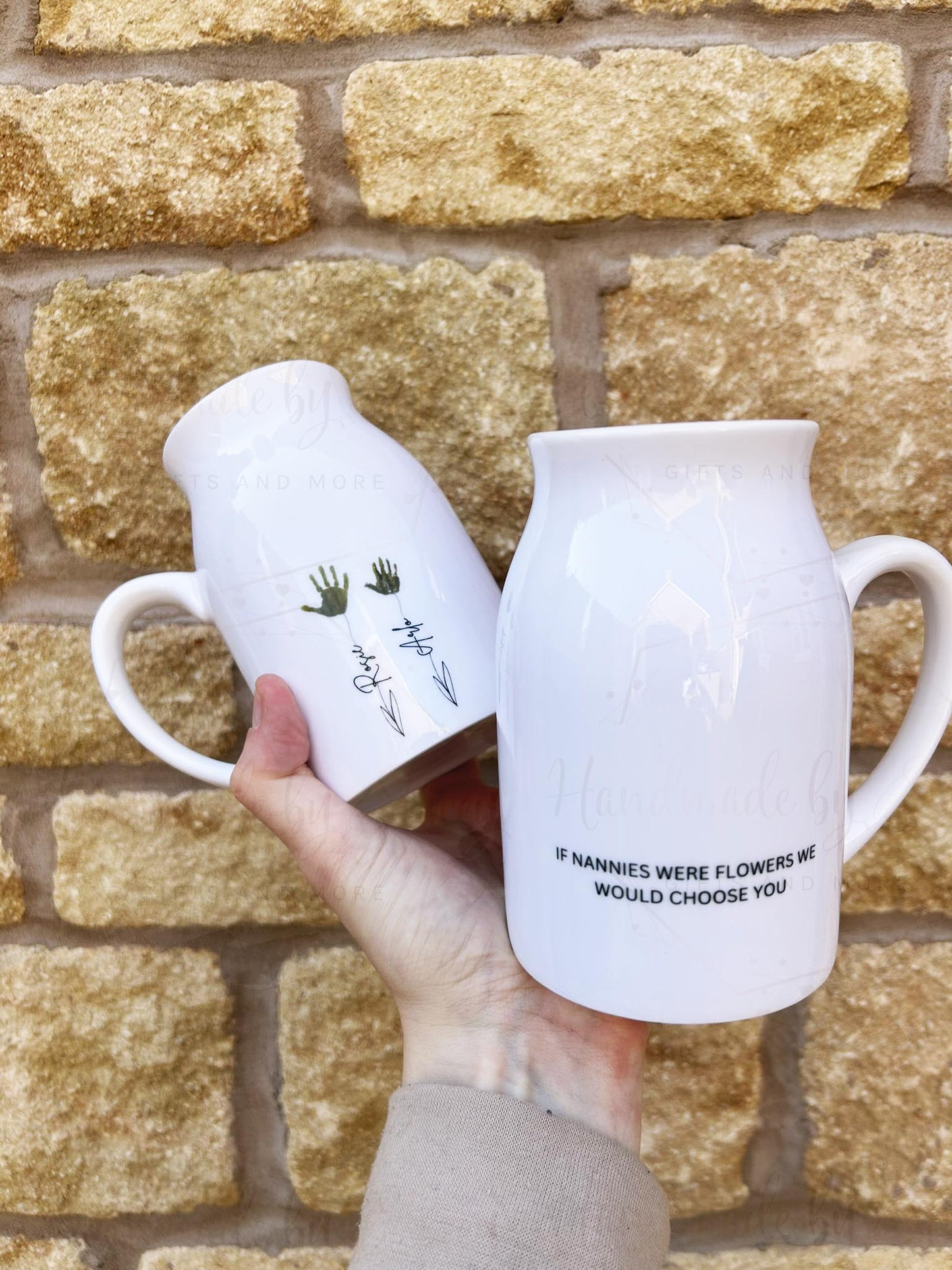 Personalised Ceramic Child Artwork Jug