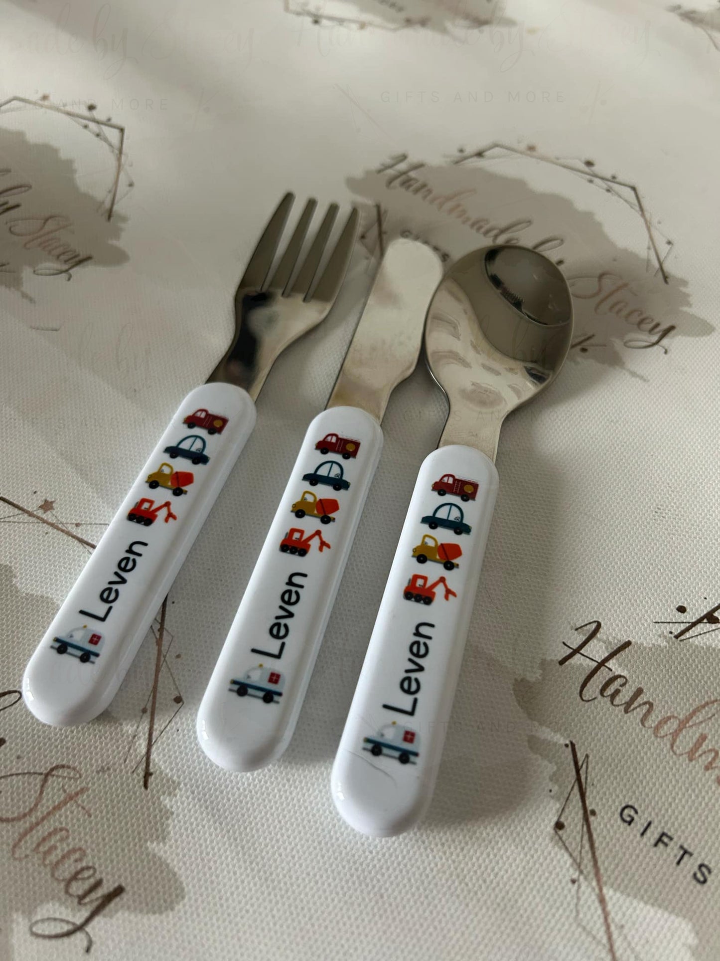 Personalised Plastic Children's Cutlery