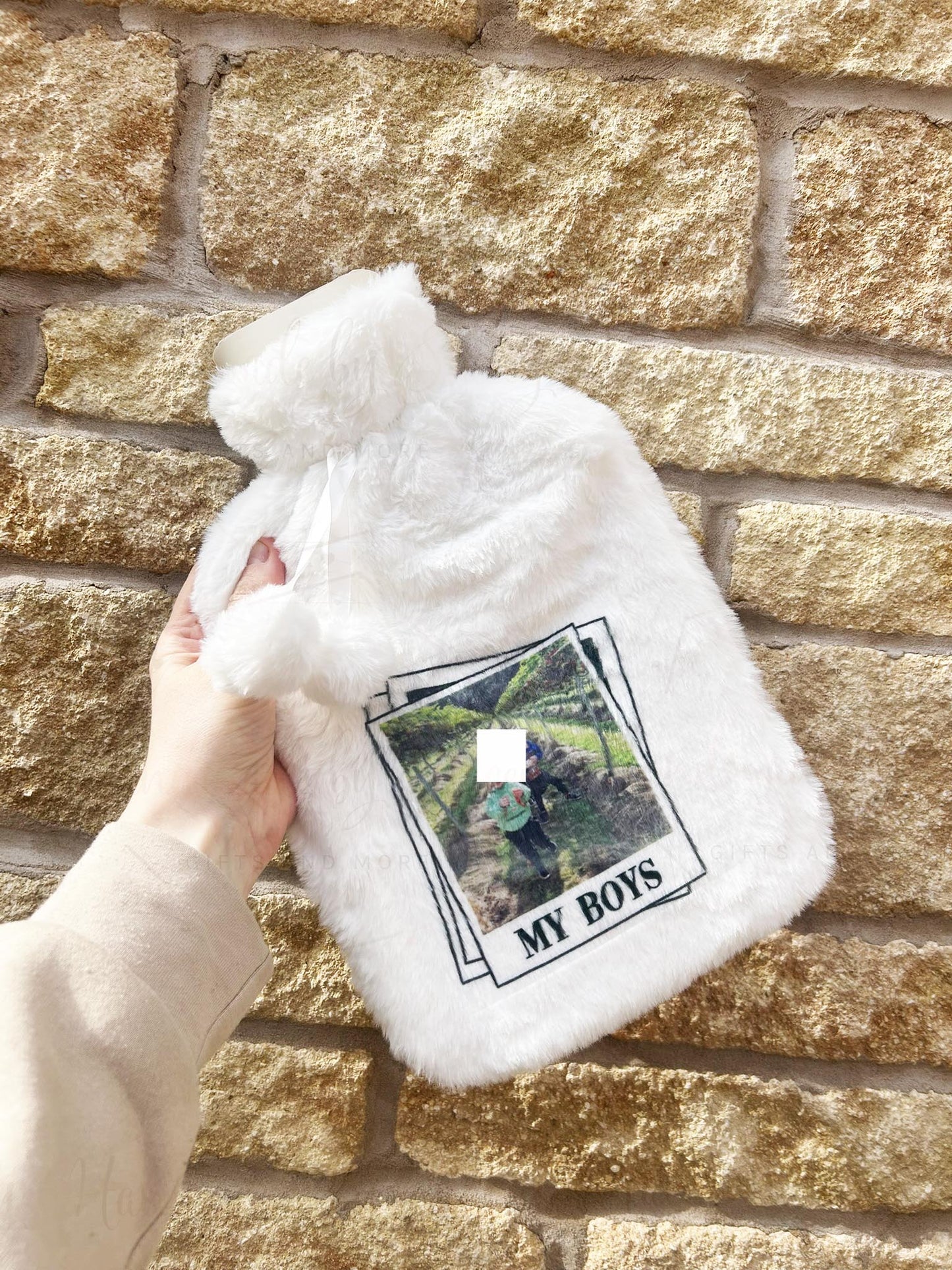 Personalised Photo Polaroid Hot Water Bottle