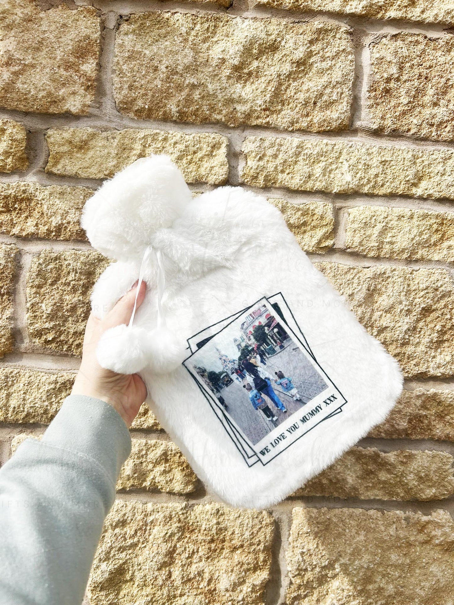 Personalised Photo Polaroid Hot Water Bottle