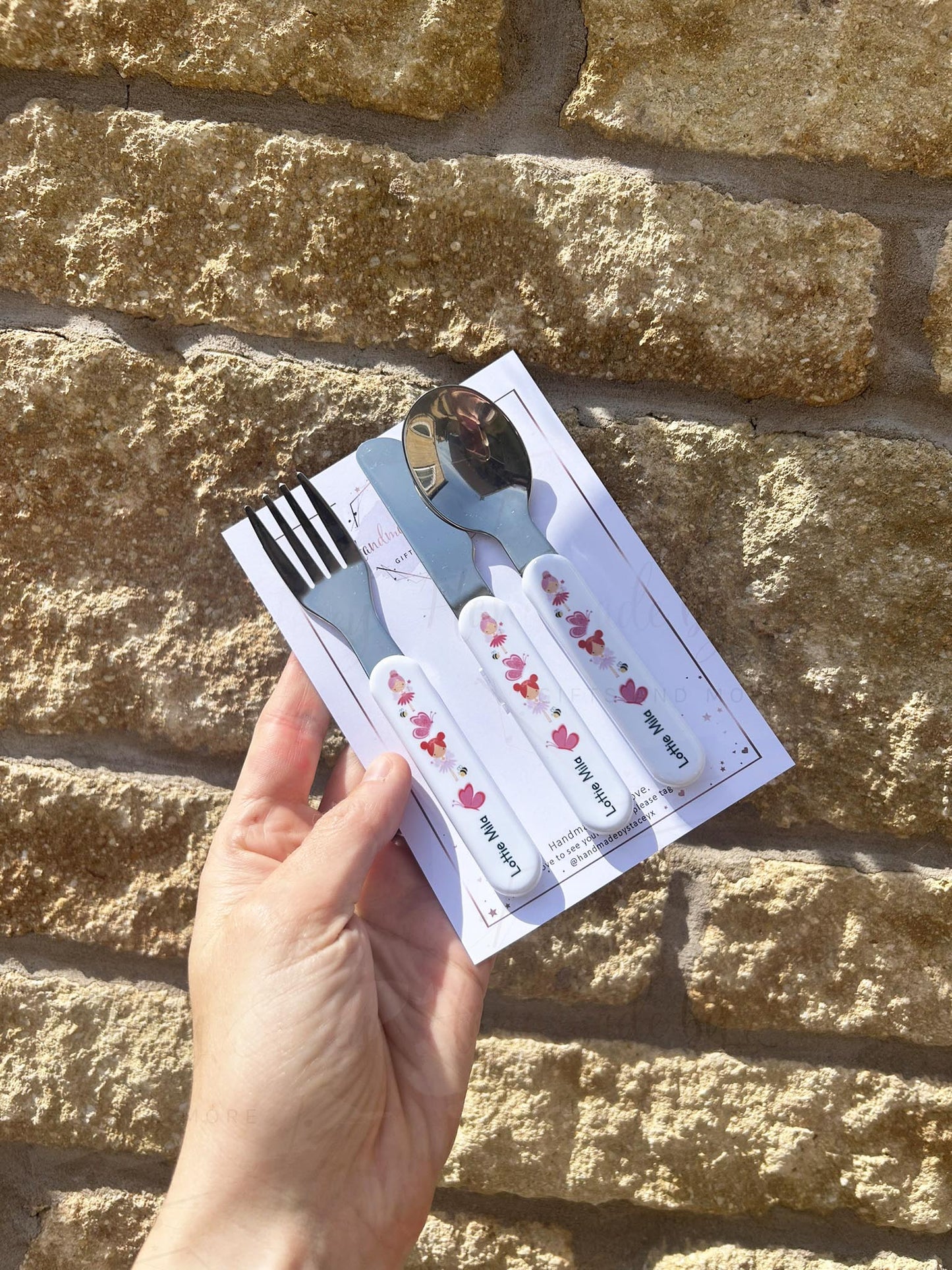 Personalised Plastic Children's Cutlery