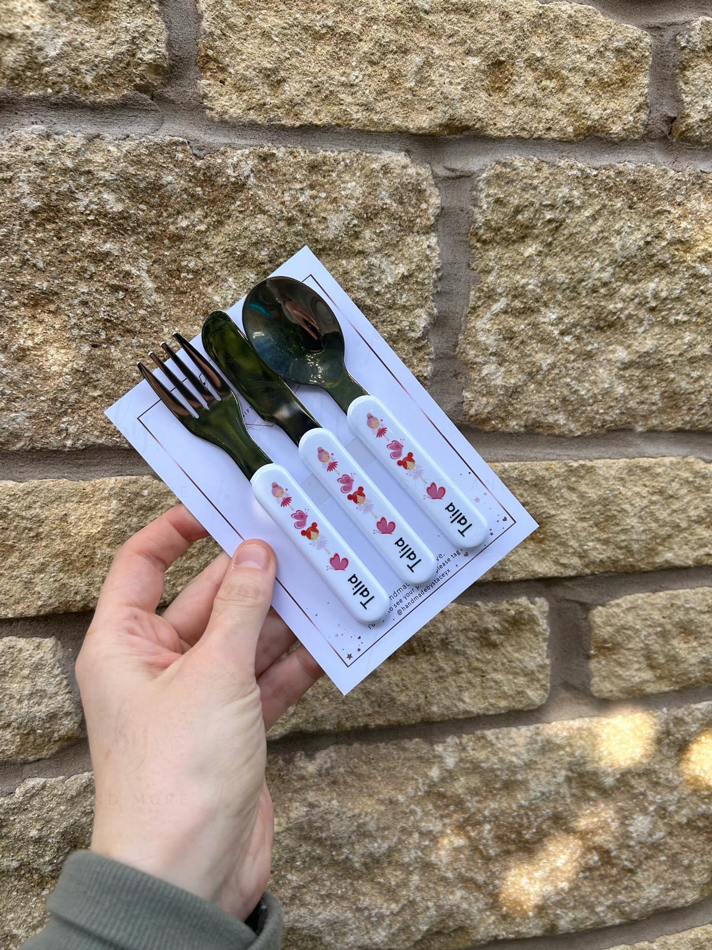 Personalised Plastic Children's Cutlery