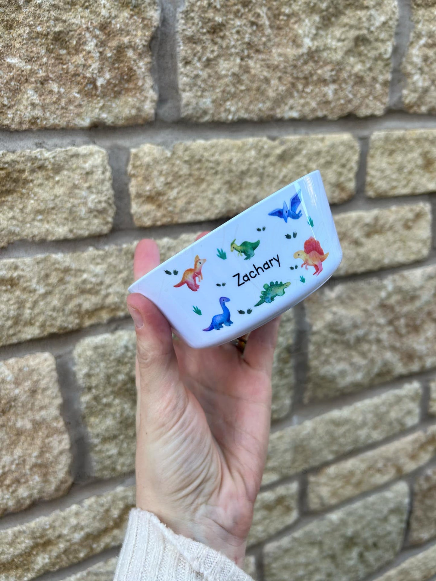 Personalised Plastic Children's Bowl