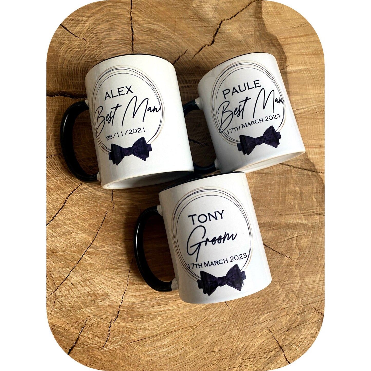 Personalised Ceramic Mug|Best Man Groom Party Usher Gift Idea|Wedding Gift Idea for Him/Groom to Be