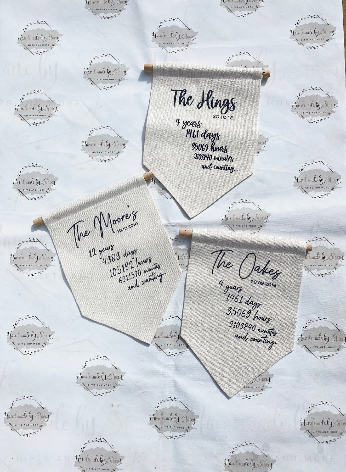 Couple Bedroom Sign|Linen Flag Pennant|Bedroom Decor Gift Idea|Wedding Gift for Anniversary|Couple|Bride|Groom|Newlywed Keepsake Gift