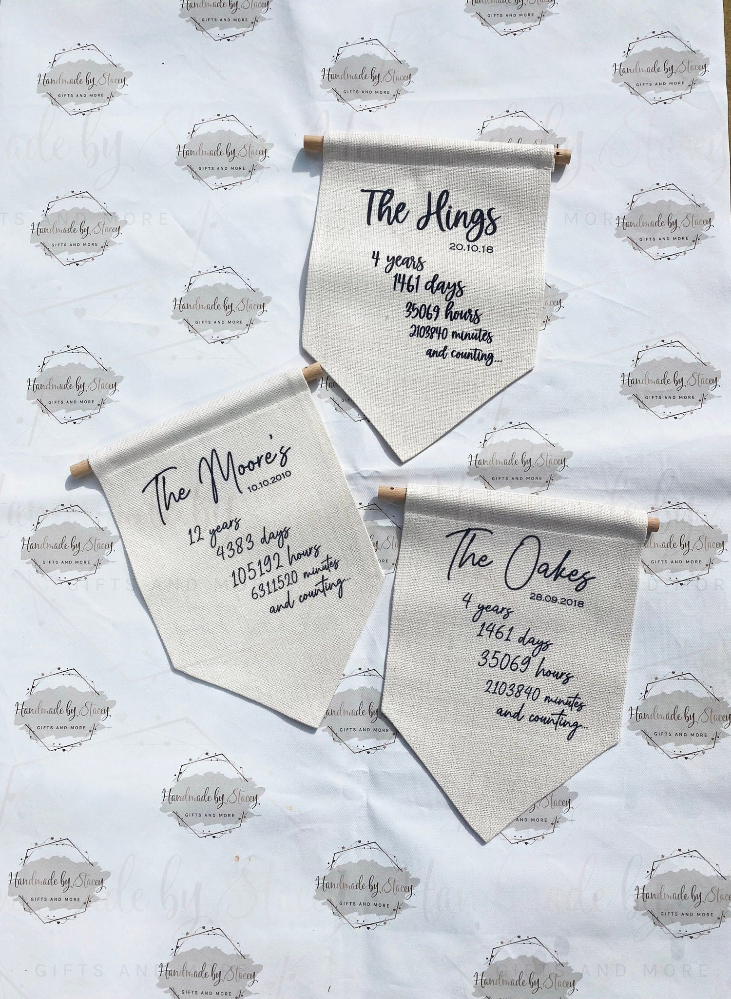 Couple Bedroom Sign|Linen Flag Pennant|Bedroom Decor Gift Idea|Wedding Gift for Anniversary|Couple|Bride|Groom|Newlywed Keepsake Gift