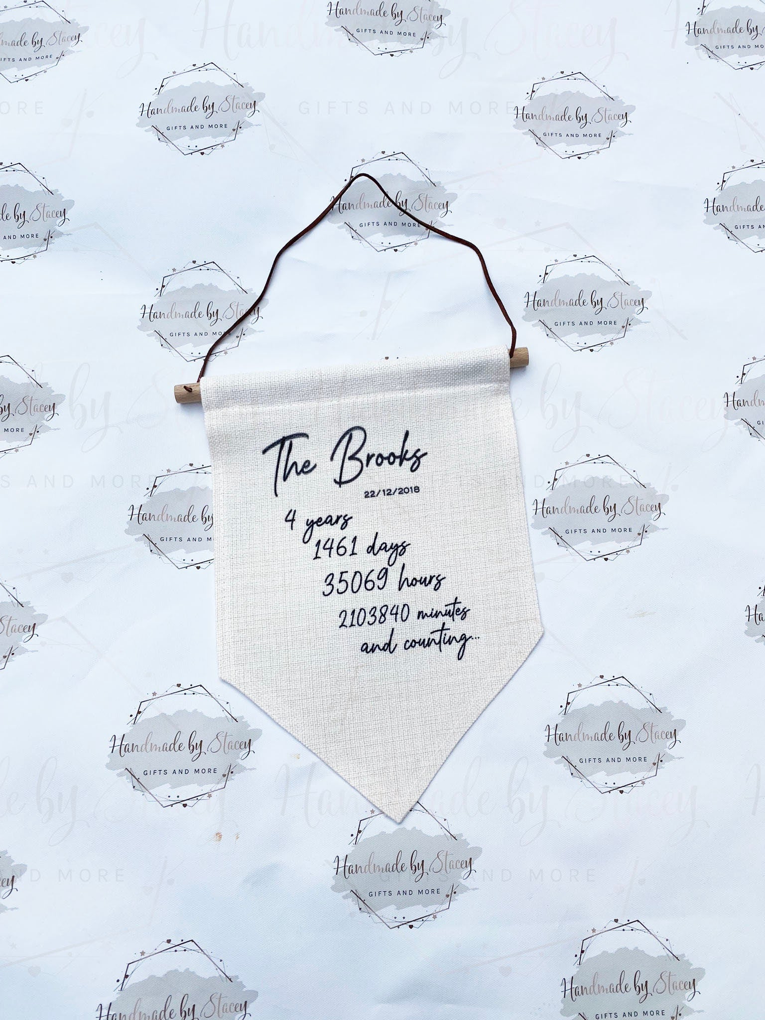 Couple Bedroom Sign|Linen Flag Pennant|Bedroom Decor Gift Idea|Wedding Gift for Anniversary|Couple|Bride|Groom|Newlywed Keepsake Gift