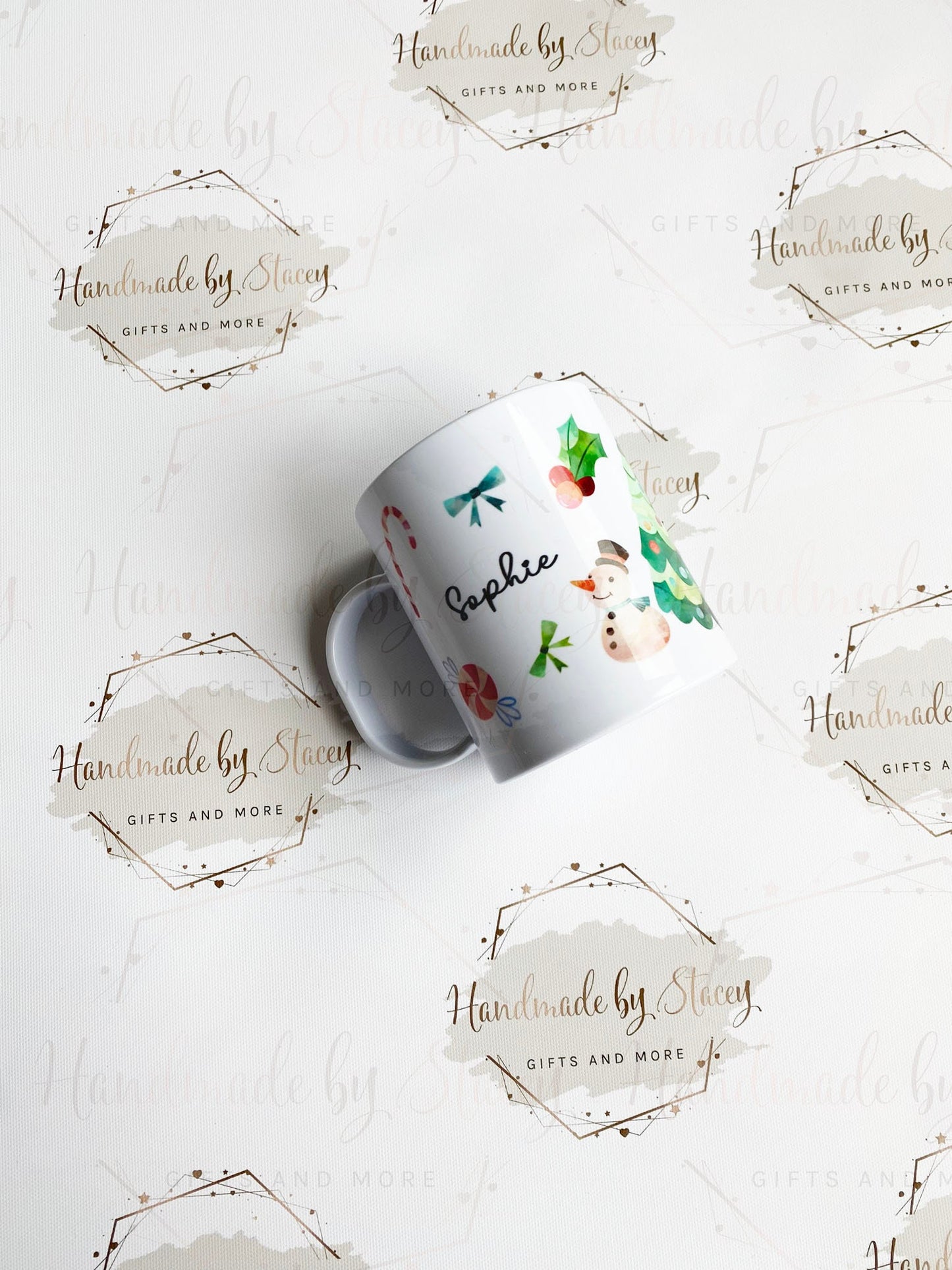 Personalised Christmas Cup|Editable Text Plastic|Ceramic Mug Suitable for Adult & Child|Family Gift Idea for All|Hot Chocolate Xmas Eve Box