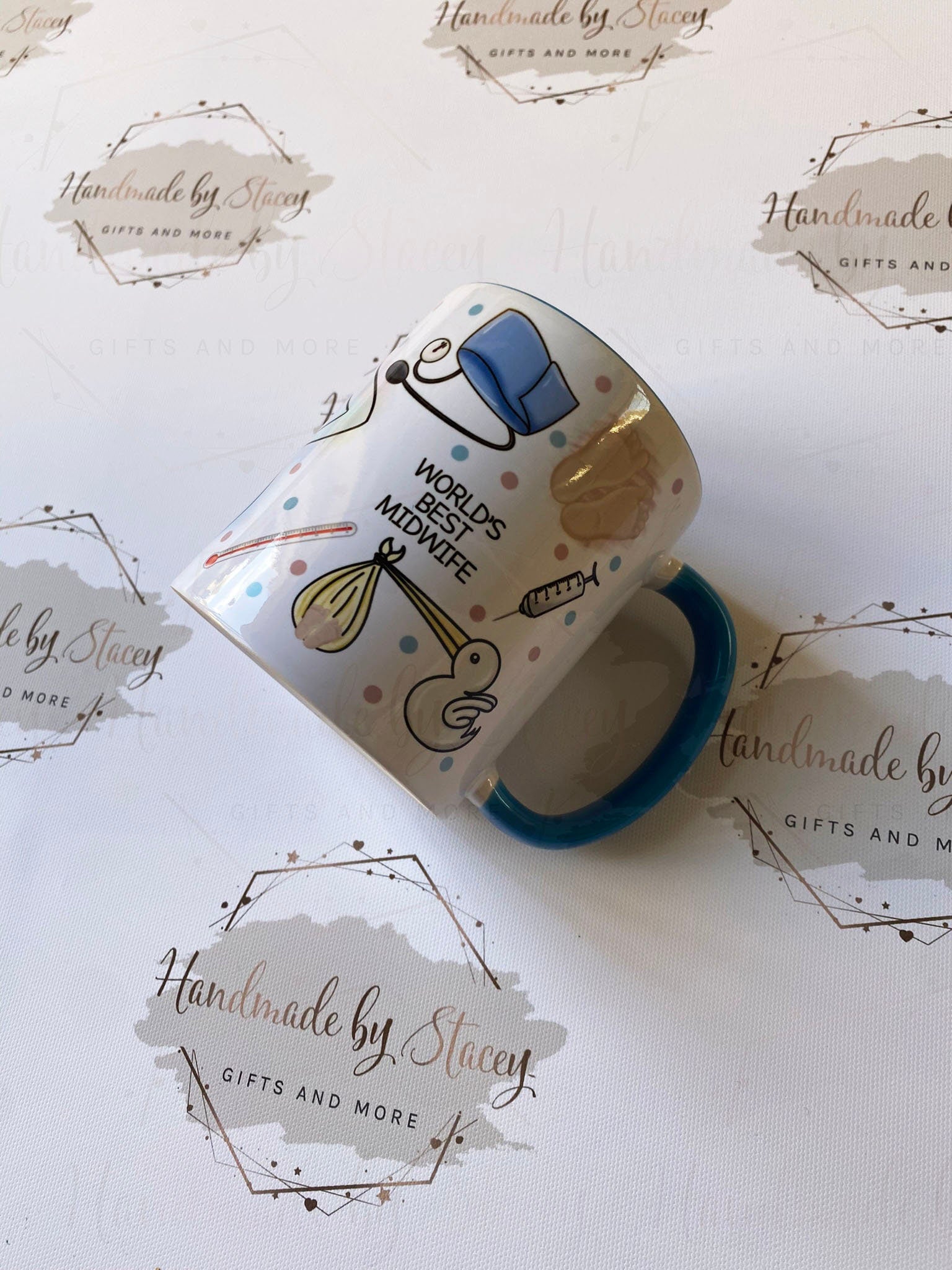 Personalised Midwife Mug|Thank You Nurse|Midwifery New Baby Cup|Custom Text Gift Idea|Doctor Hot Drink Reusable Cup