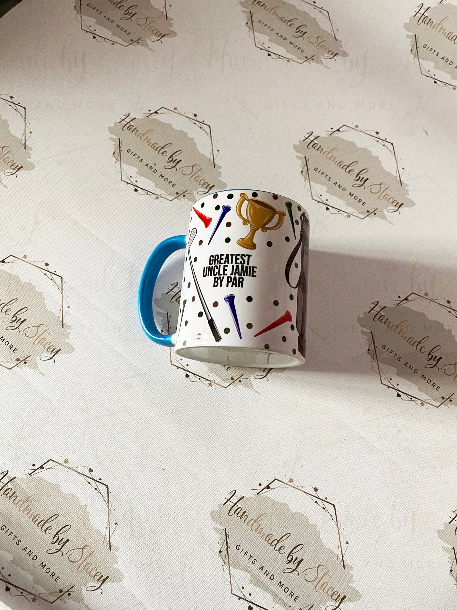 Personalised Golfer Mug|Sporting Gift Idea For Him/Her|Birthday Secret Santa Christmas Golf Club\Tee Hot Drink Cup