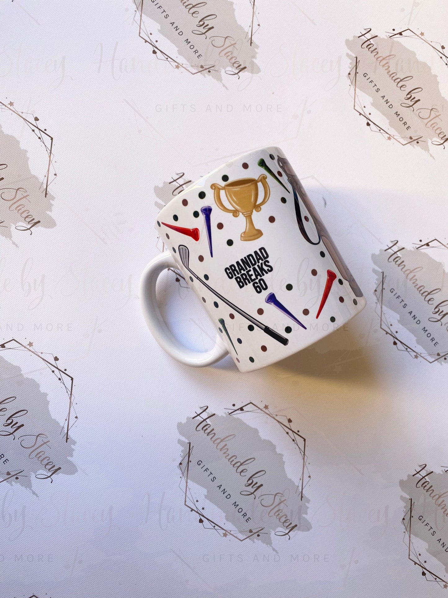 Personalised Golfer Mug|Sporting Gift Idea For Him/Her|Birthday Secret Santa Christmas Golf Club\Tee Hot Drink Cup