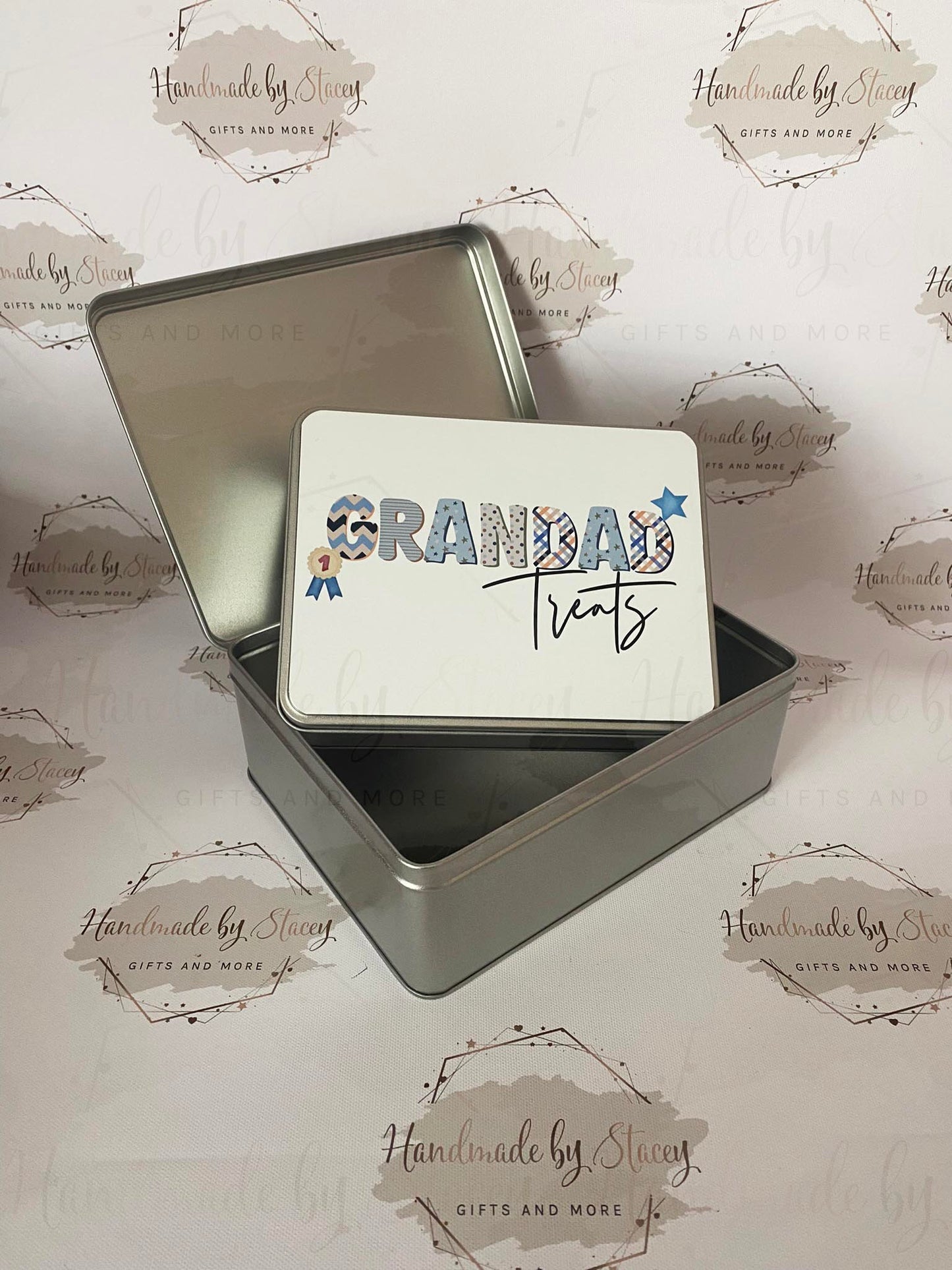 Personalised Novelty Metal Tin|Custom Text|Bits & Bobs Garage Tin|Birthday Christmas Fathers Day|Biscuit Sweet Tin|Gift Dad Grandad Uncle