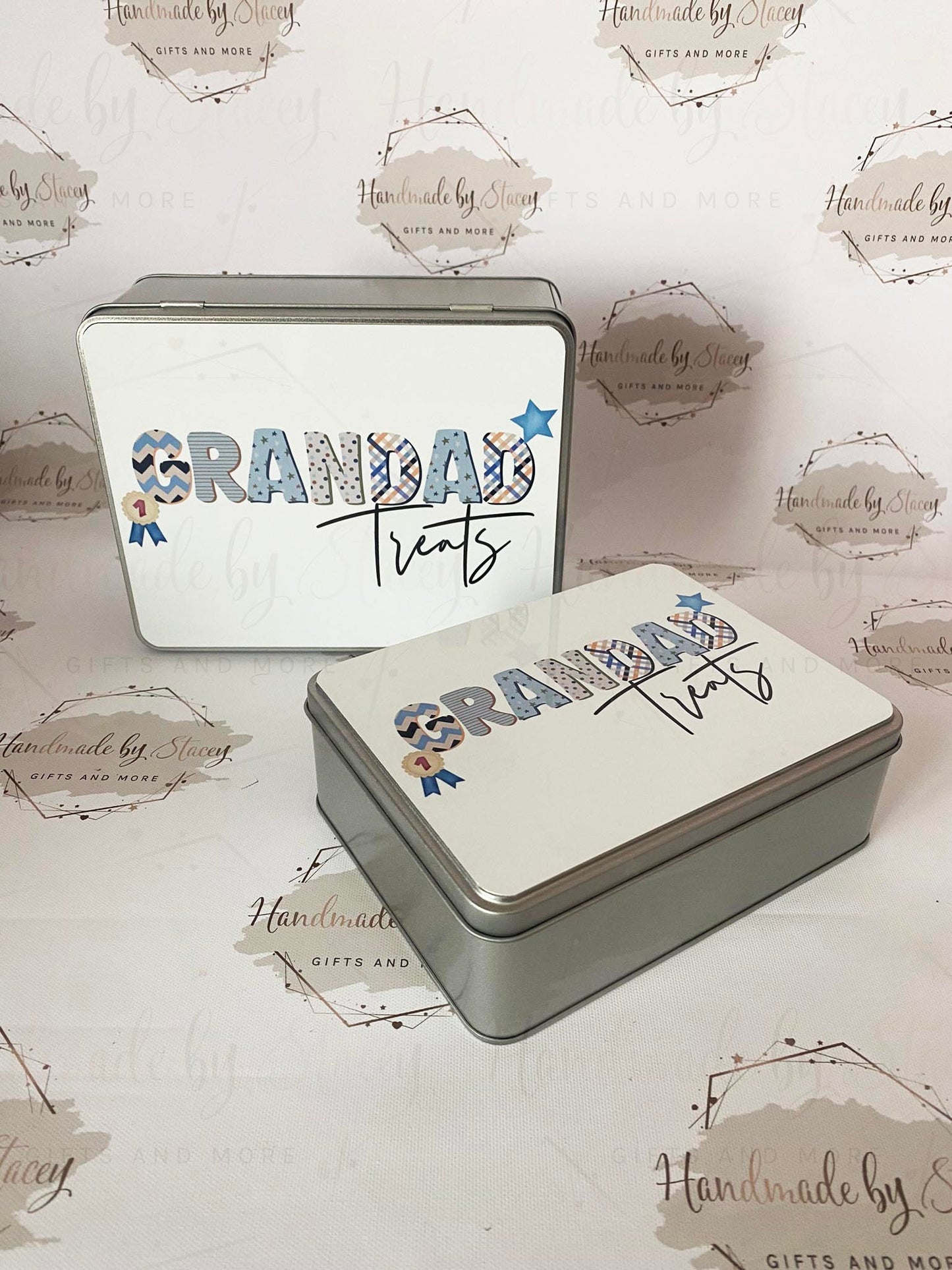 Personalised Novelty Metal Tin|Custom Text|Bits & Bobs Garage Tin|Birthday Christmas Fathers Day|Biscuit Sweet Tin|Gift Dad Grandad Uncle