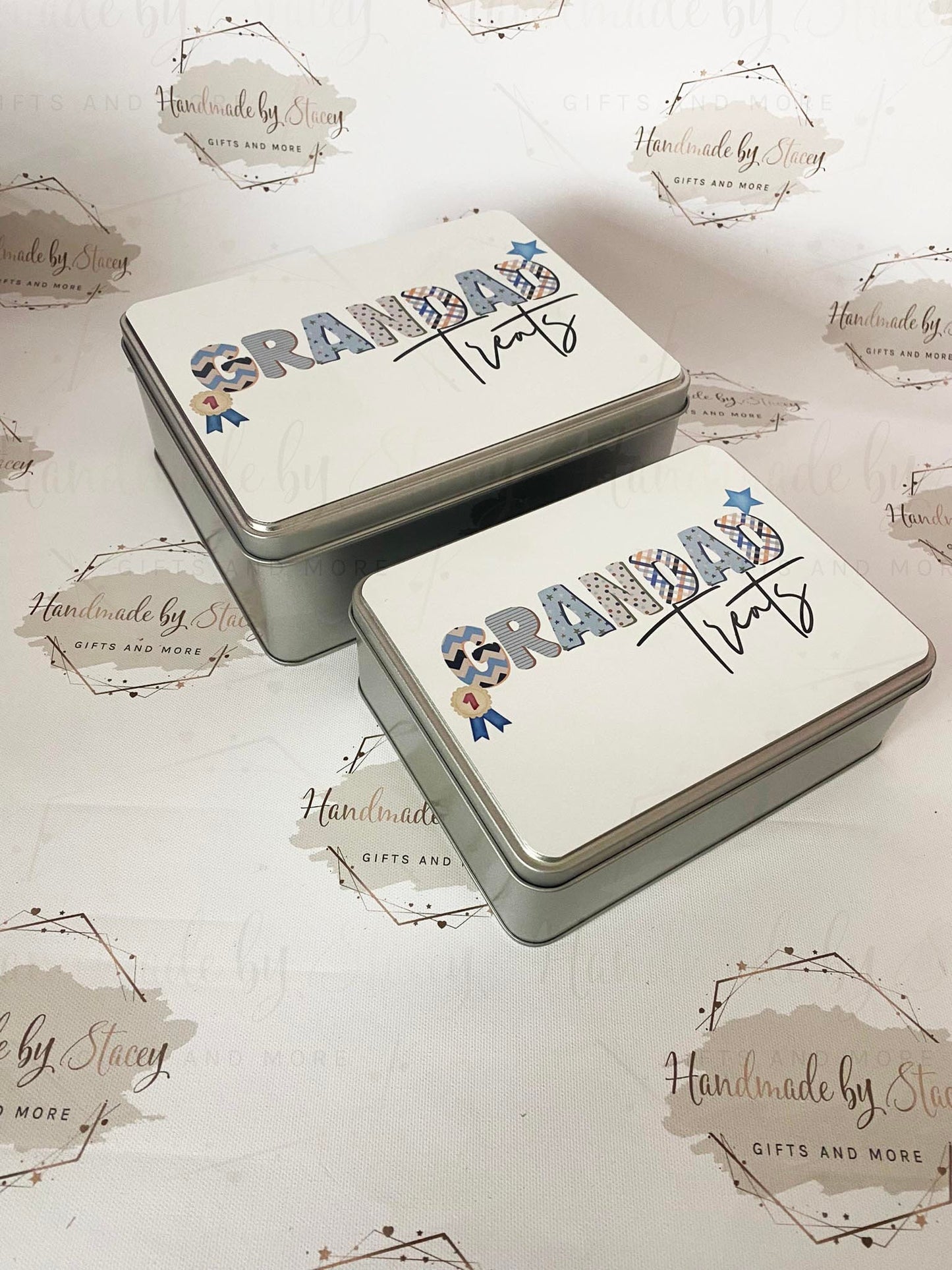 Personalised Novelty Metal Tin|Custom Text|Bits & Bobs Garage Tin|Birthday Christmas Fathers Day|Biscuit Sweet Tin|Gift Dad Grandad Uncle