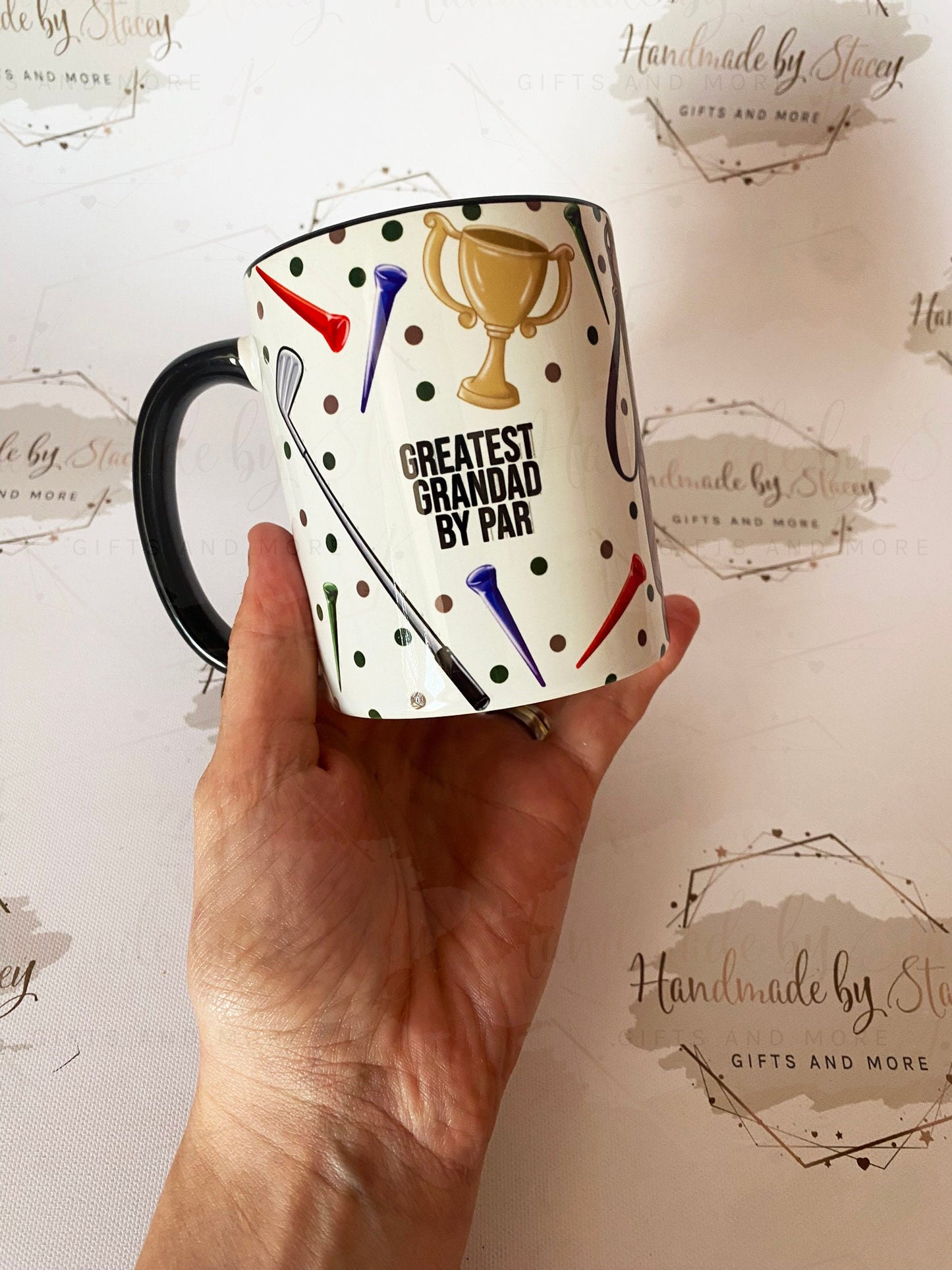 Personalised Golfer Mug|Sporting Gift Idea For Him/Her|Birthday Secret Santa Christmas Golf Club\Tee Hot Drink Cup