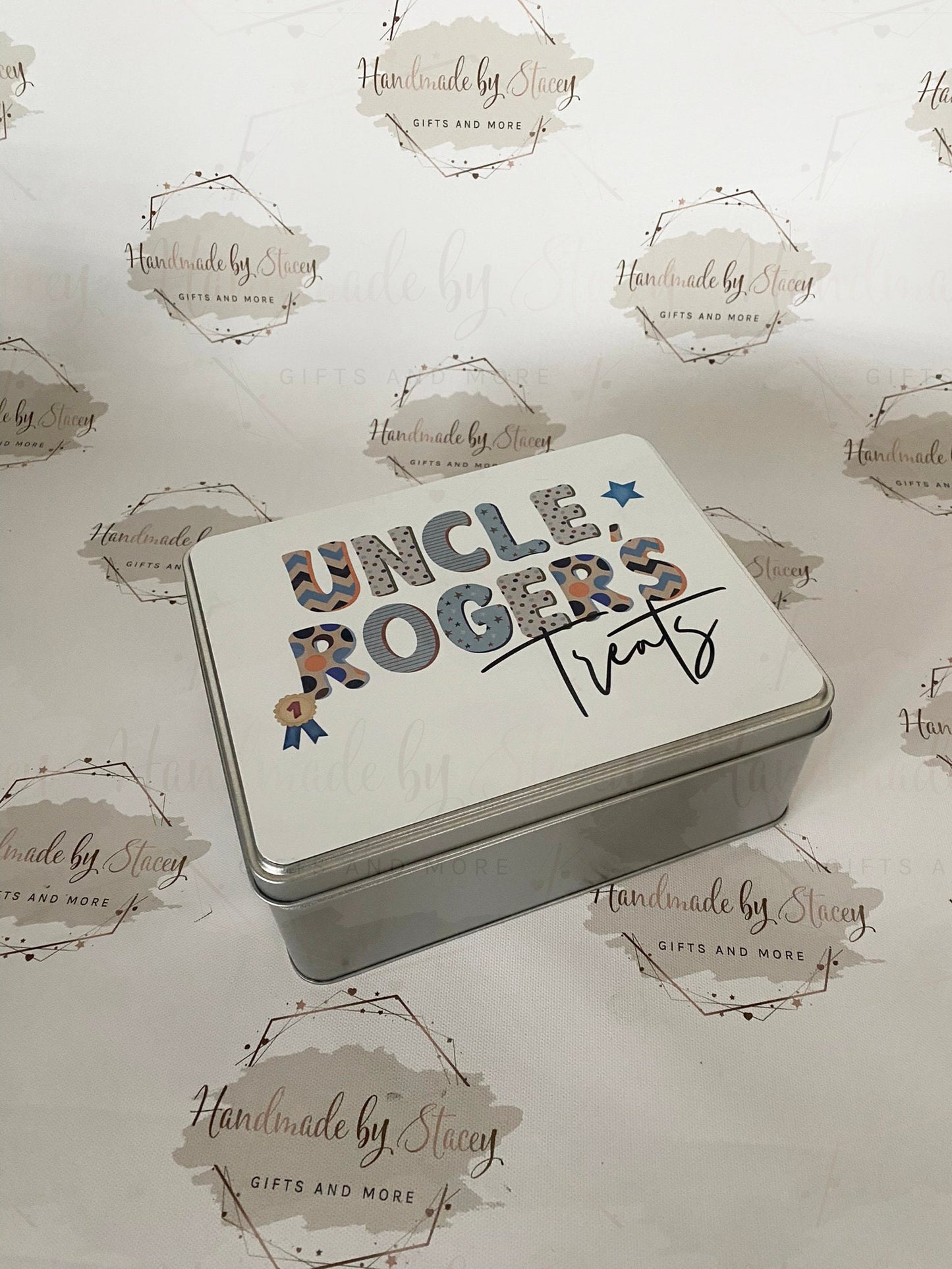 Personalised Novelty Metal Tin|Custom Text|Bits & Bobs Garage Tin|Birthday Christmas Fathers Day|Biscuit Sweet Tin|Gift Dad Grandad Uncle
