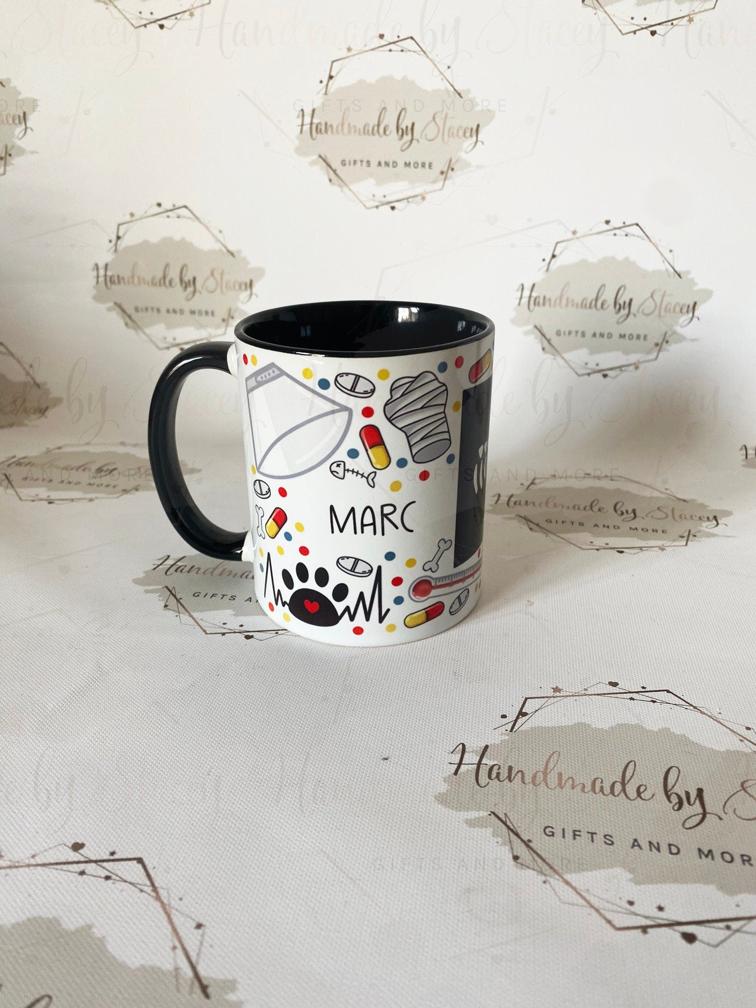 Personalised Vets Mug|Thank you Gift Idea for Veterinarian Nurse|Birthday Secret Santa Hot Tea Coffee Cup|Animal Lover Gift IDea
