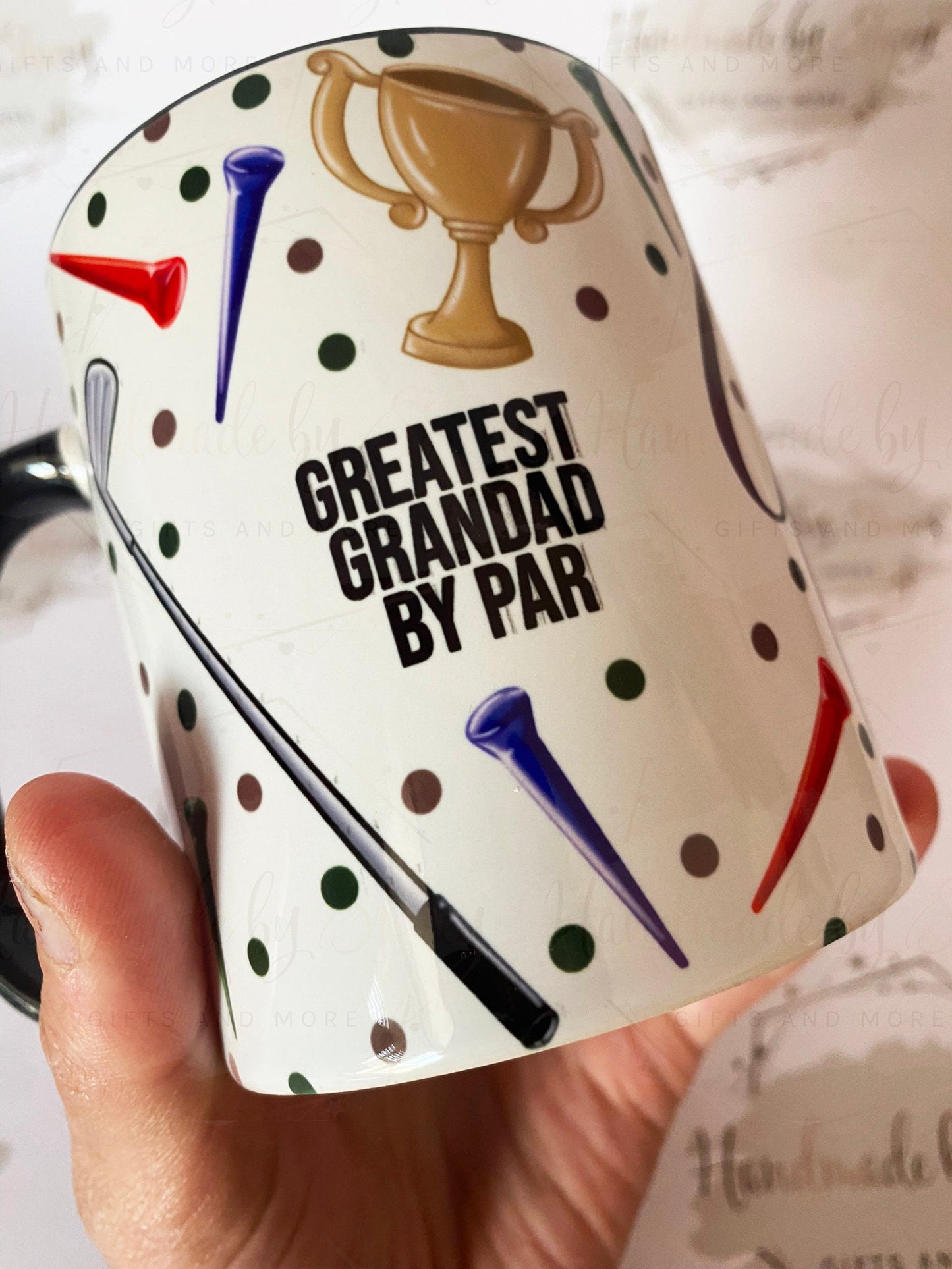 Personalised Golfer Mug|Sporting Gift Idea For Him/Her|Birthday Secret Santa Christmas Golf Club\Tee Hot Drink Cup
