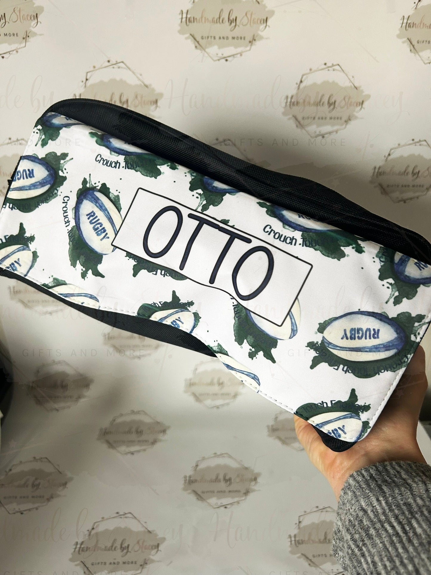 Personalised Rugby Boot Bag|Editable Text|Sports Shoe Bag|Dirty Boots|Gift Idea for Dad|Son|Niece|Nephew|Daughter|Christmas Sporting Gift