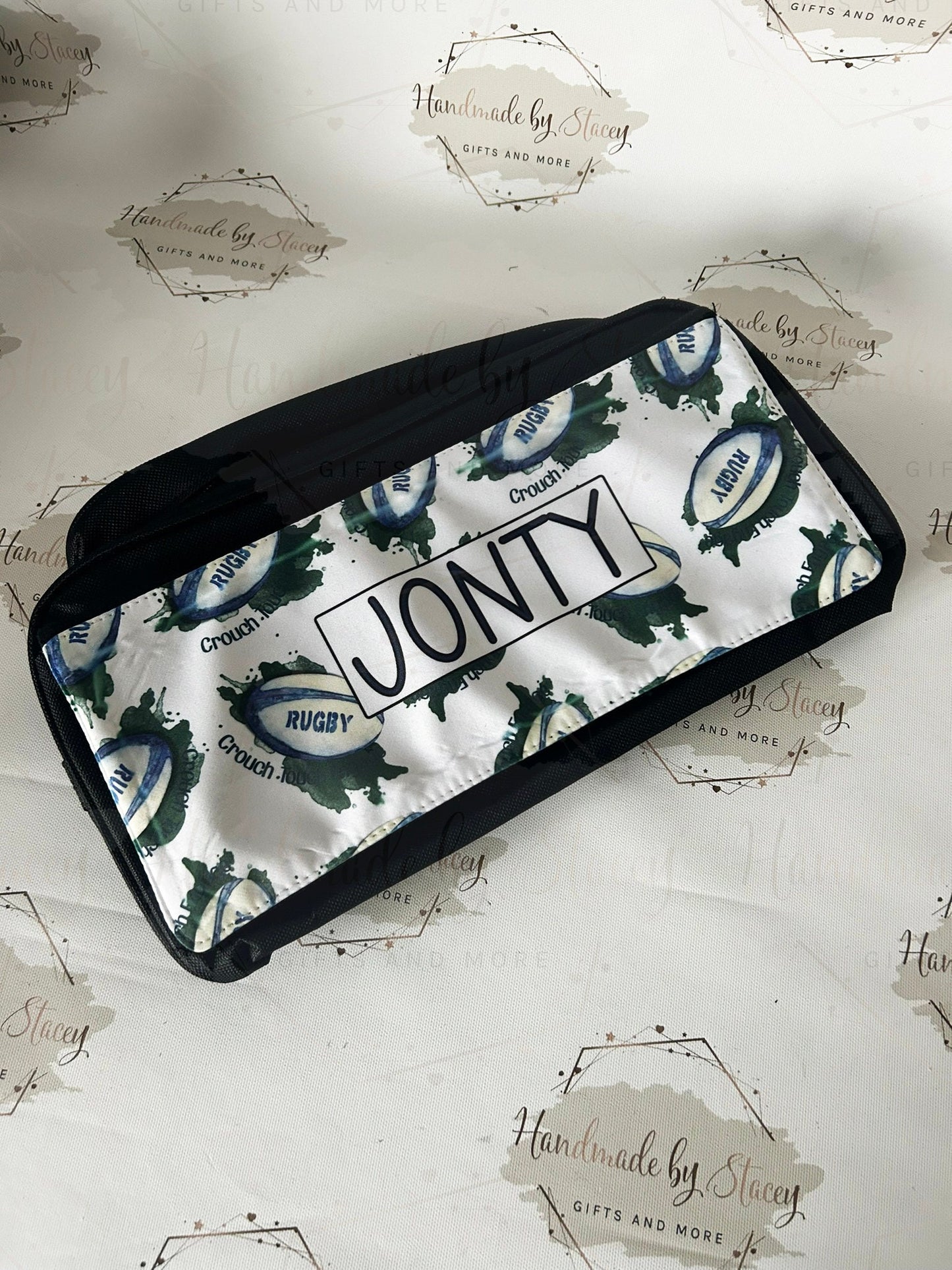 Personalised Rugby Boot Bag|Editable Text|Sports Shoe Bag|Dirty Boots|Gift Idea for Dad|Son|Niece|Nephew|Daughter|Christmas Sporting Gift