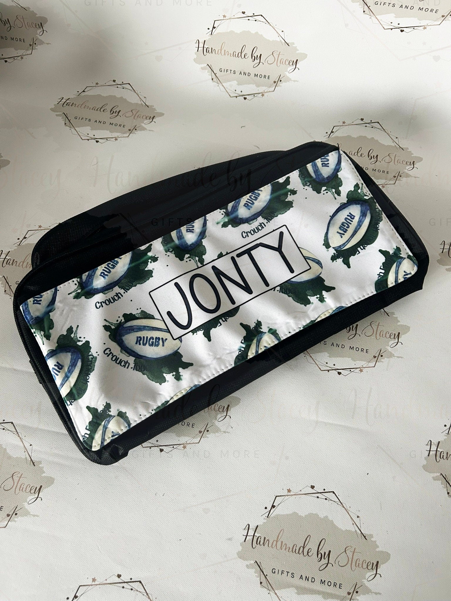 Personalised Rugby Boot Bag|Editable Text|Sports Shoe Bag|Dirty Boots|Gift Idea for Dad|Son|Niece|Nephew|Daughter|Christmas Sporting Gift
