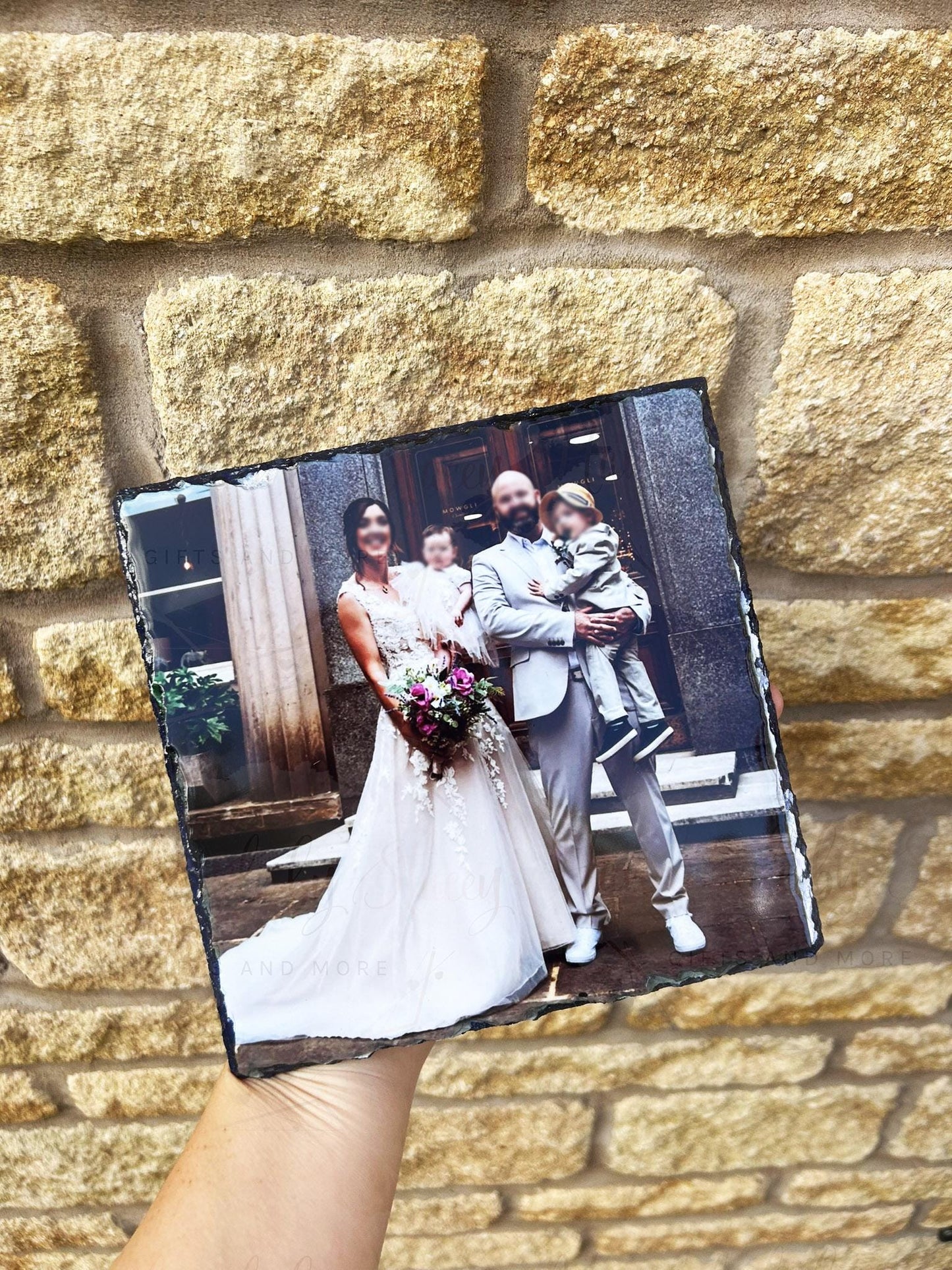 Photo Panel Slate|Personalised Family Keepsake Photo Frame|Unique Gift Idea for Mother's Day|Father's Day|Birthday|Christmas