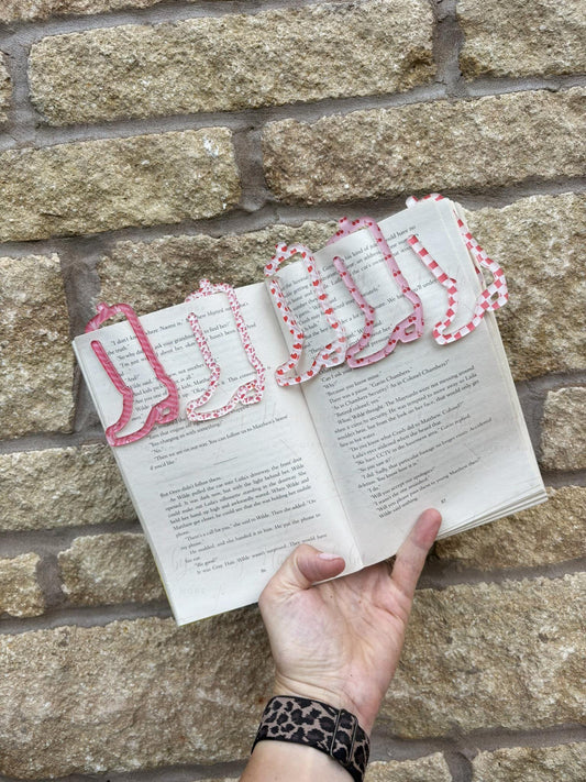 Acrylic Cowboy Boot Bookmark: Unique Reading Gift, UK Made