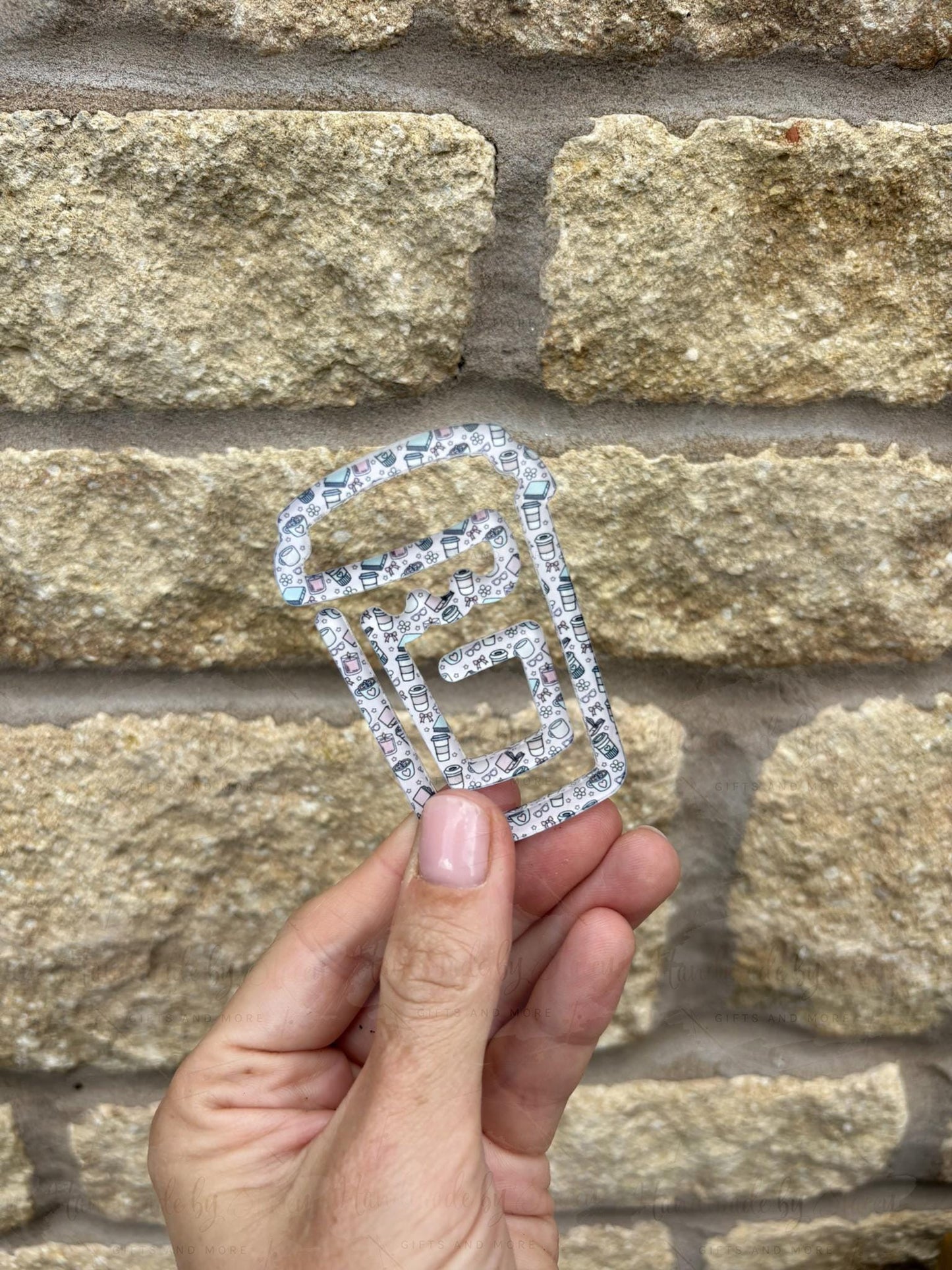 Acrylic Coffee Cup Bookmark: Unique Reading Gift, UK Made