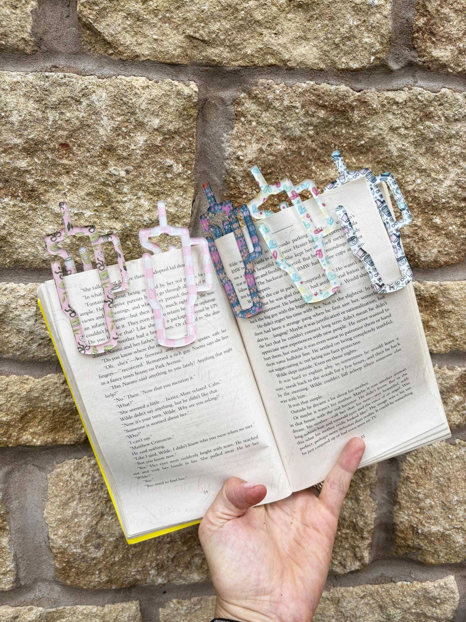 Acrylic Book Lover Bookmark: Unique Reading Gift, UK Made