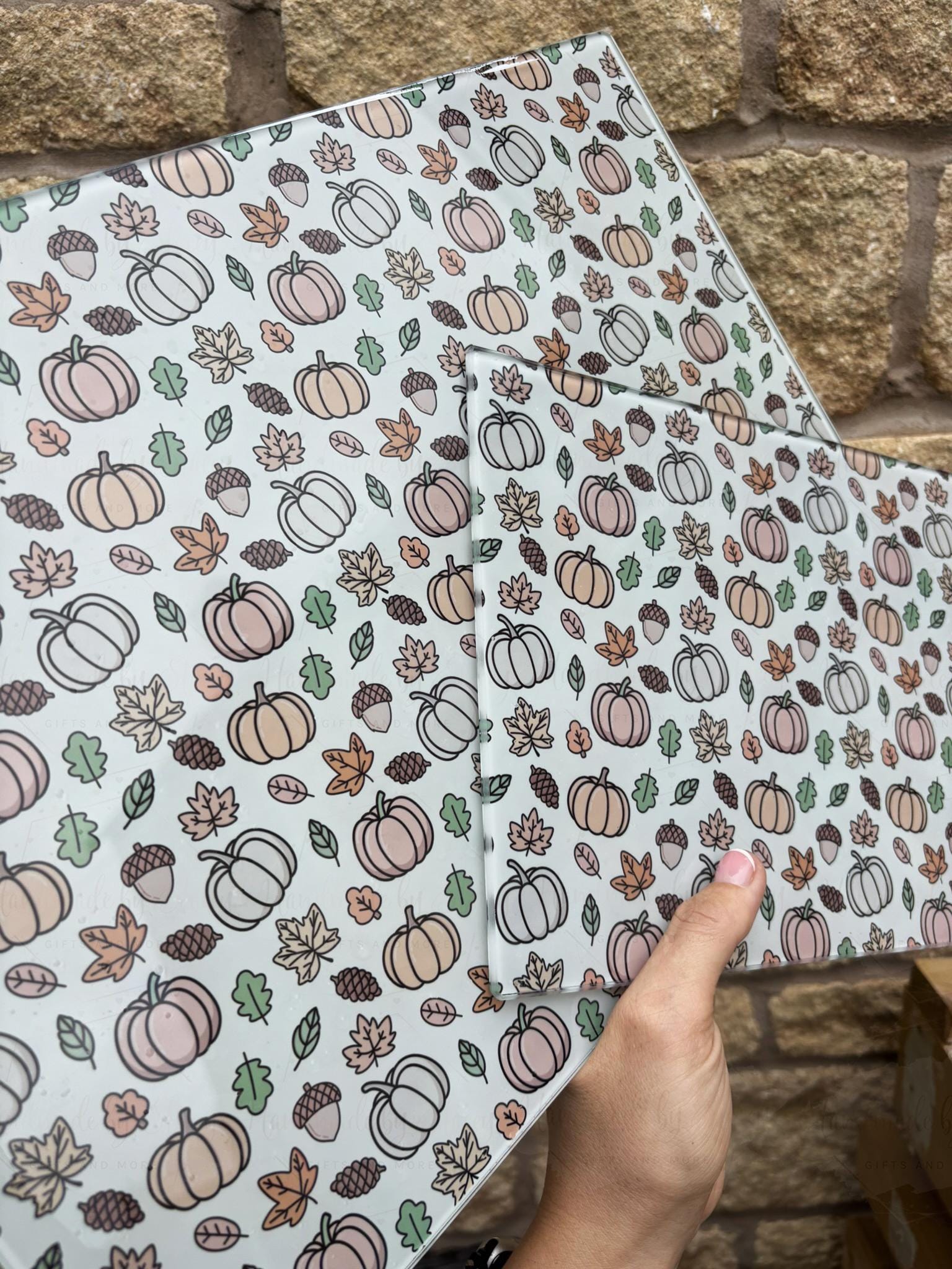 Autumnal Chopping Board|A3 A4 Size|Harvest Pumpkin Season|Homeware Gift Idea