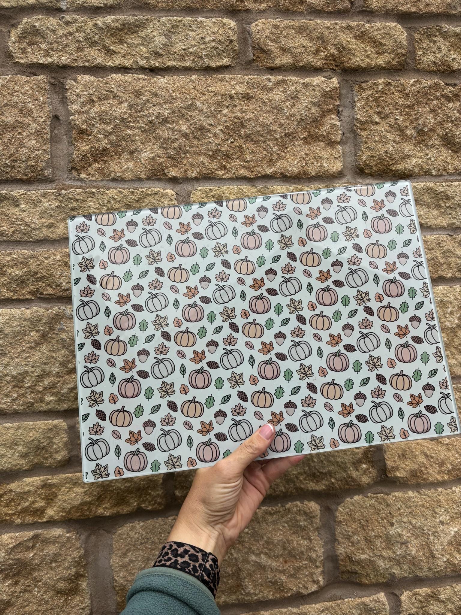 Autumnal Chopping Board|A3 A4 Size|Harvest Pumpkin Season|Homeware Gift Idea