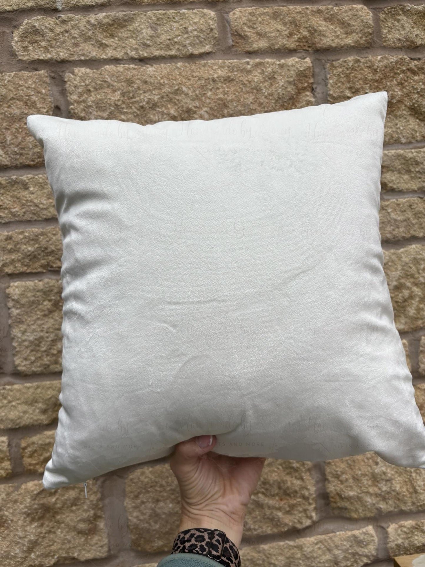 Personalised Pumpkin Cushion|40x40cm Heart Autumnal Gift Idea|Inner Included