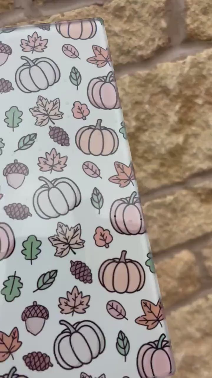 Autumnal Chopping Board|A3 A4 Size|Harvest Pumpkin Season|Homeware Gift Idea