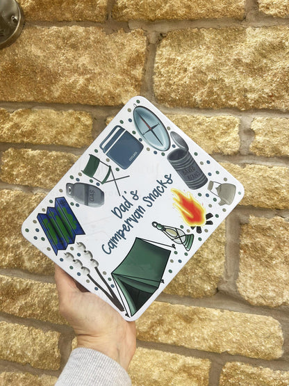 Personalised Novelty Camping Metal Tin