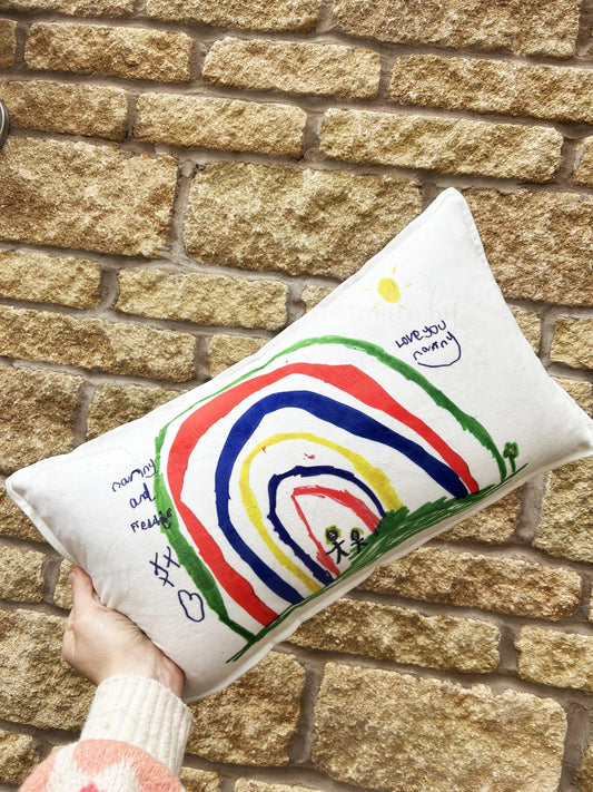 Personalised Child Artwork Cushion Cover